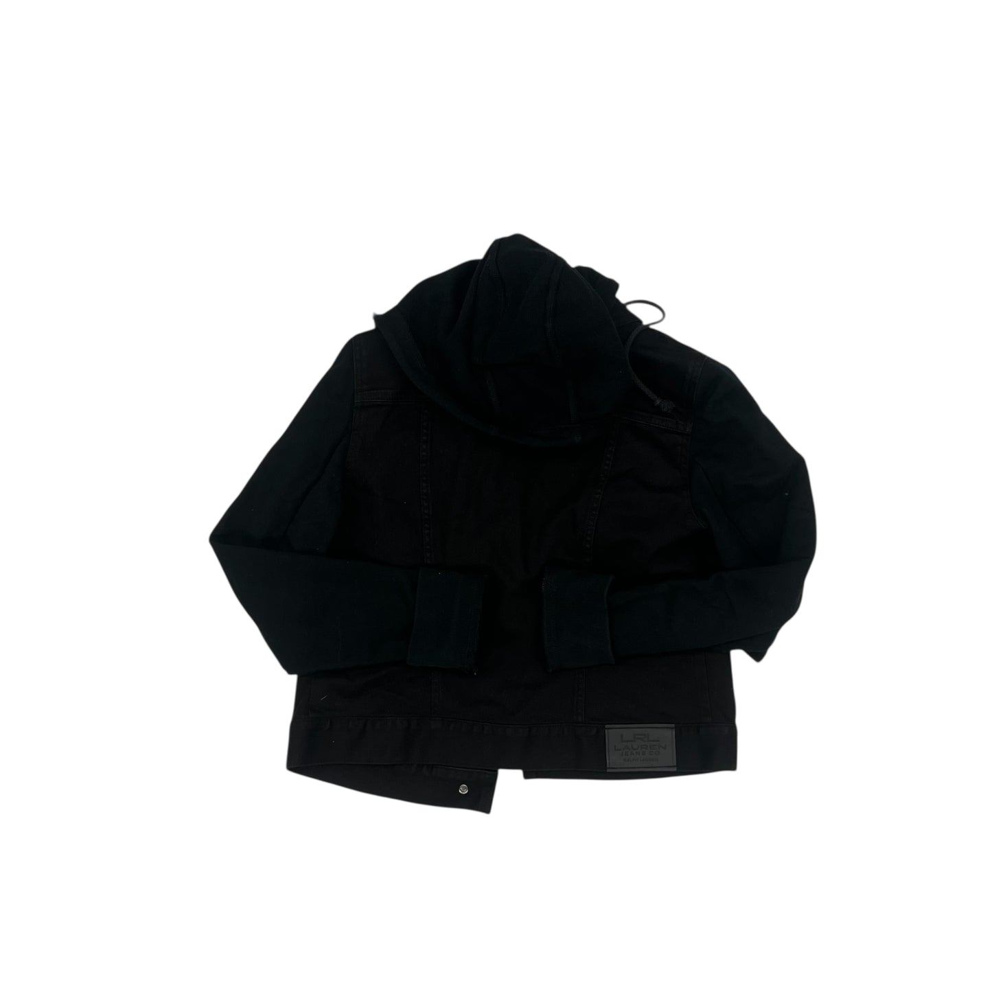 Jacket Denim By Ralph Lauren In Black Denim, Size:Xs