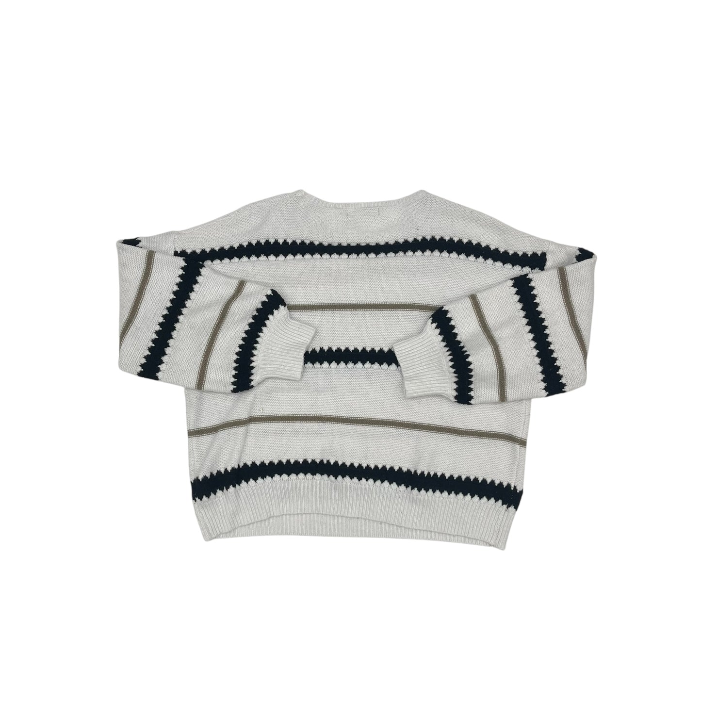 Sweater By Clothes Mentor In Striped Pattern, Size:L