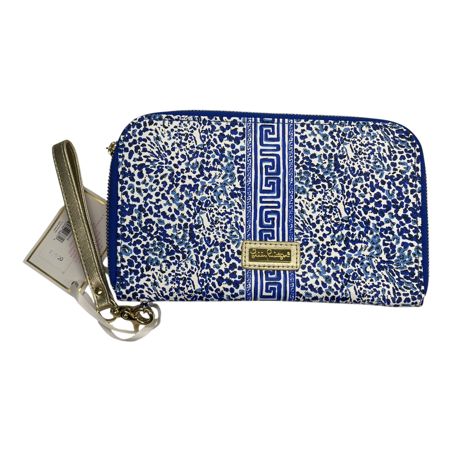 Wristlet Designer By Lilly Pulitzer In Blue & White, Size:Large
