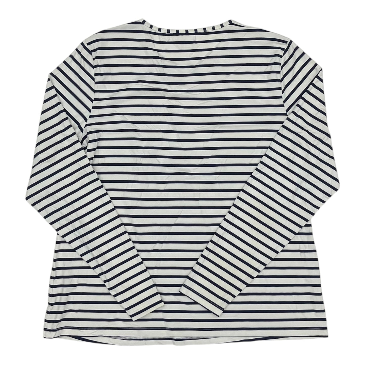 Top Ls By Lands End In Blue & White, Size:Xl