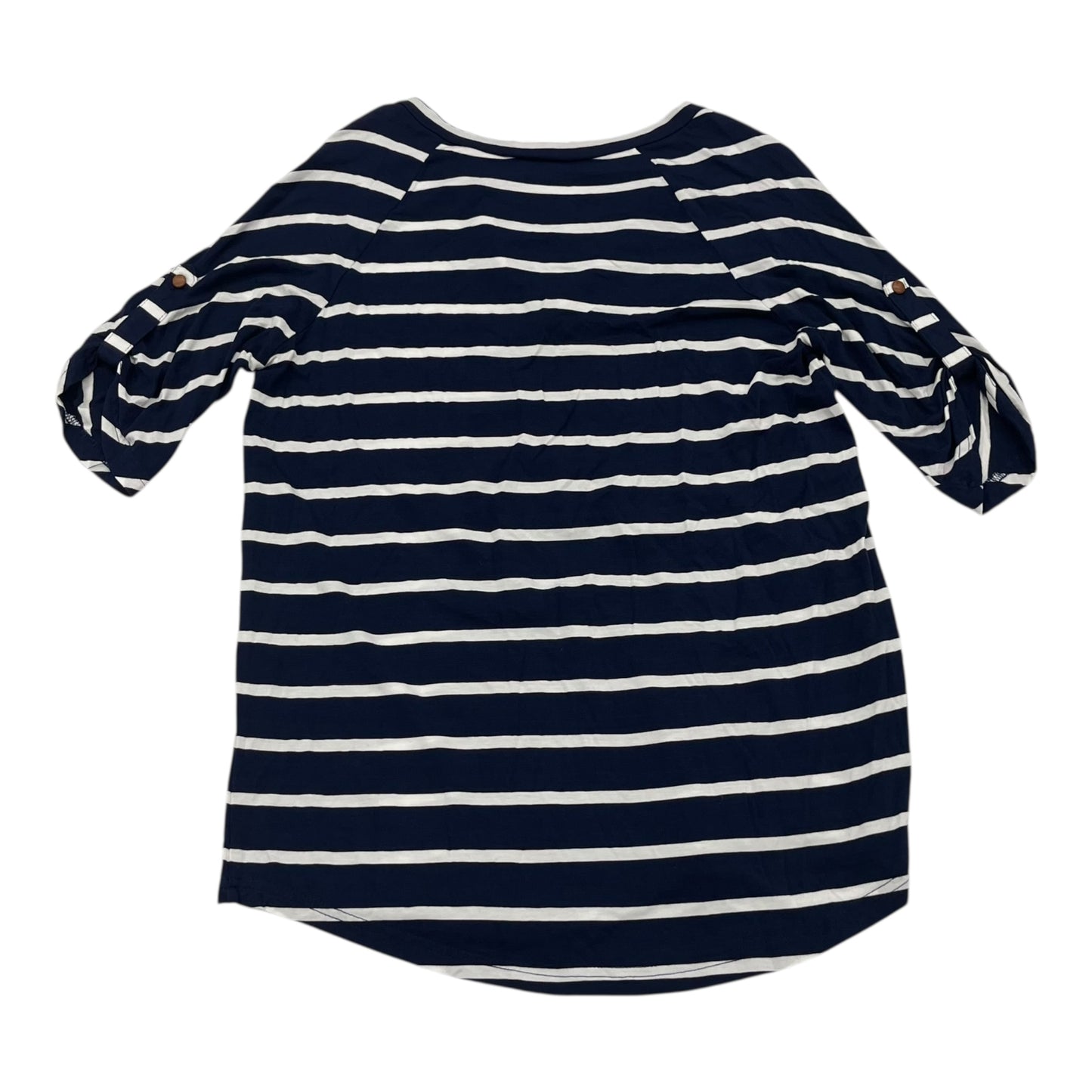 Top 3/4 Sleeve By Market & Spruce In Blue, Size:M