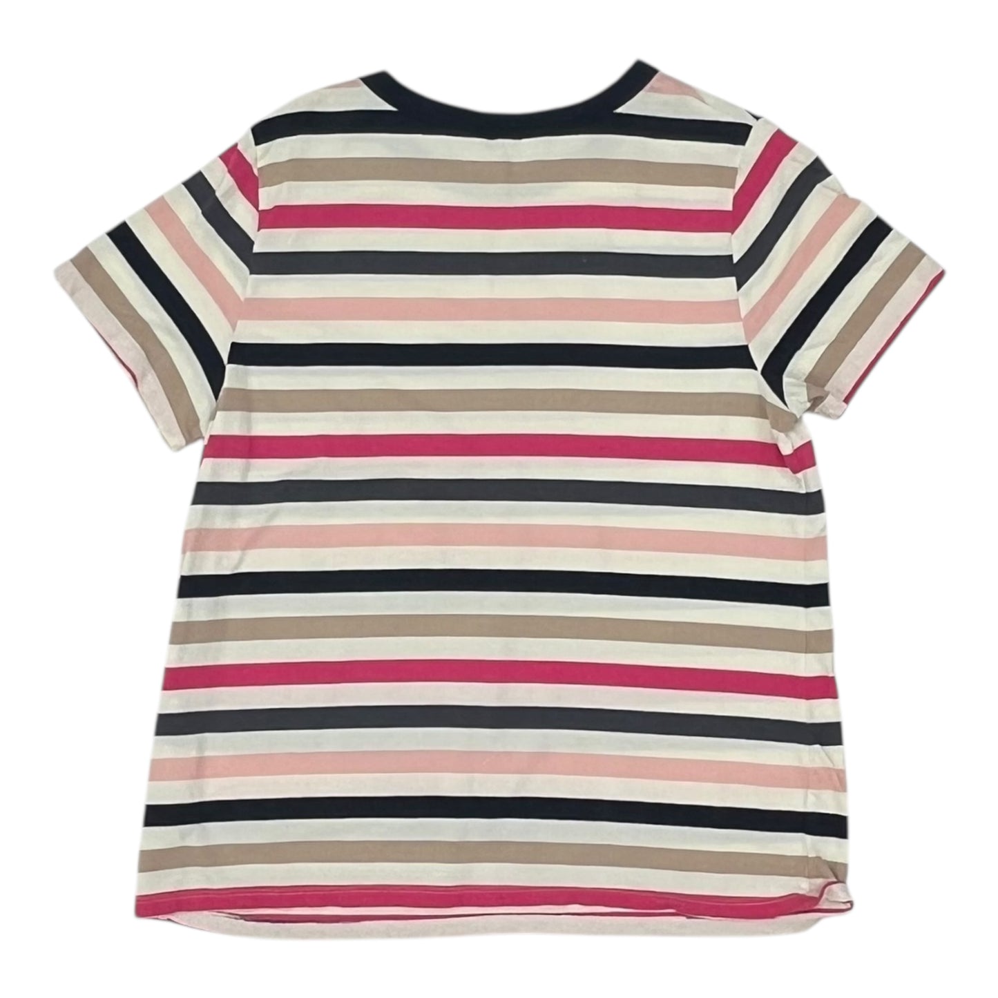 Top Ss By Time And Tru In Striped Pattern, Size:L