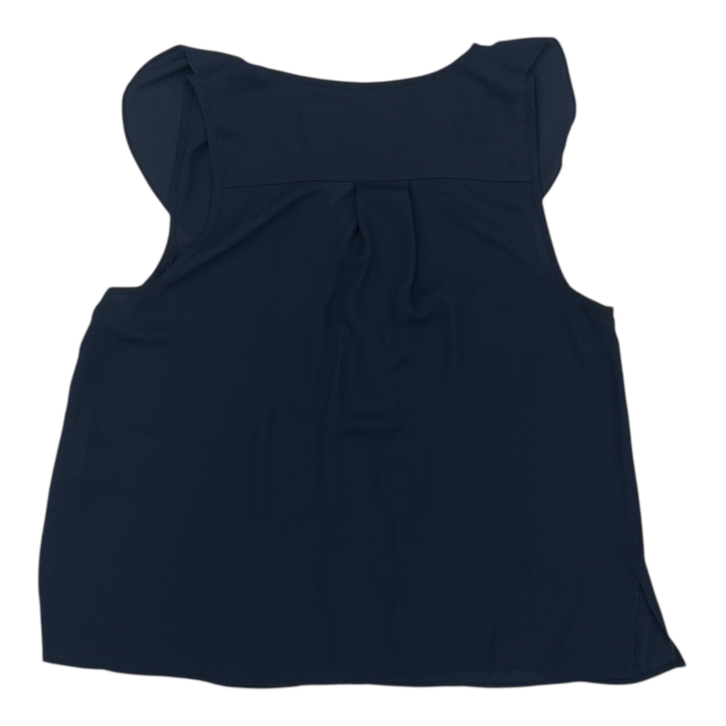 Blouse Sleeveless By Maeve In Navy, Size:M