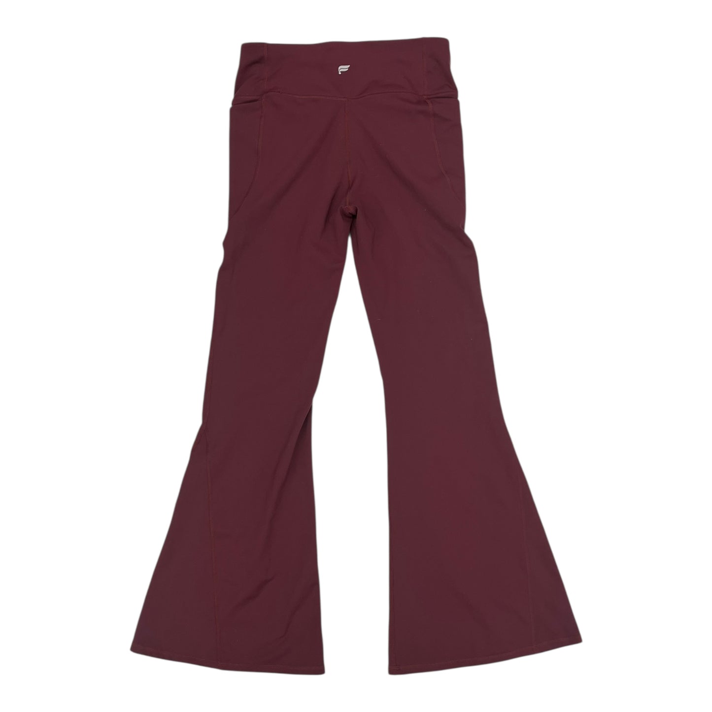 Athletic Leggings By Fabletics In Maroon, Size:M