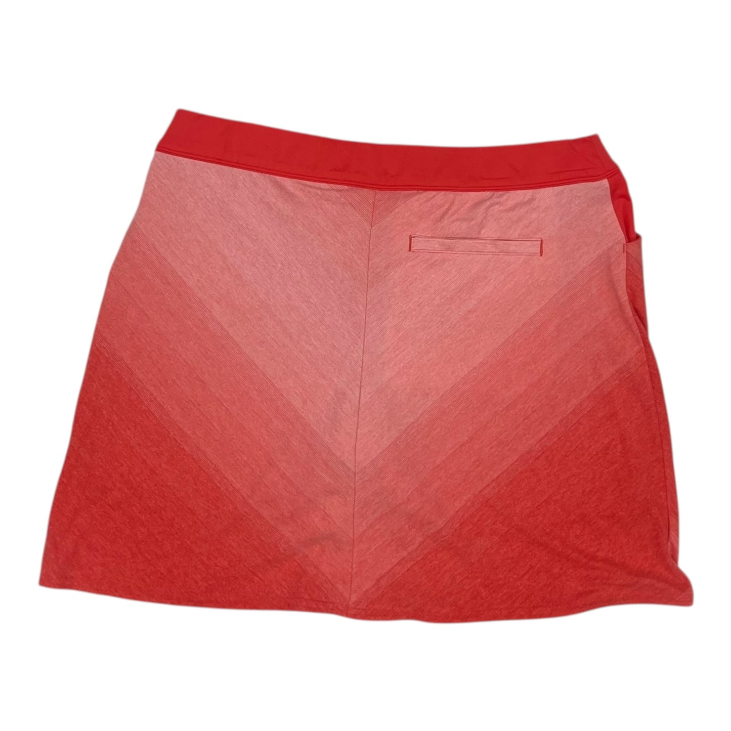 Athletic Skirt By Adidas In Orange, Size:M