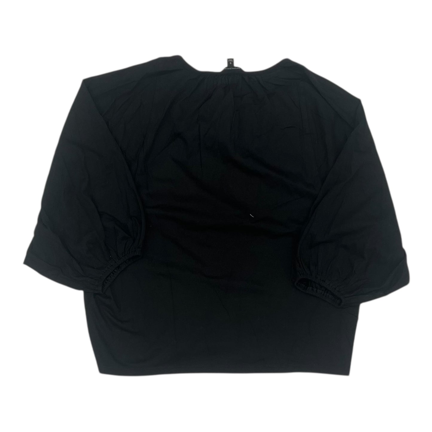 Top 3/4 Sleeve By Banana Republic In Black, Size:S