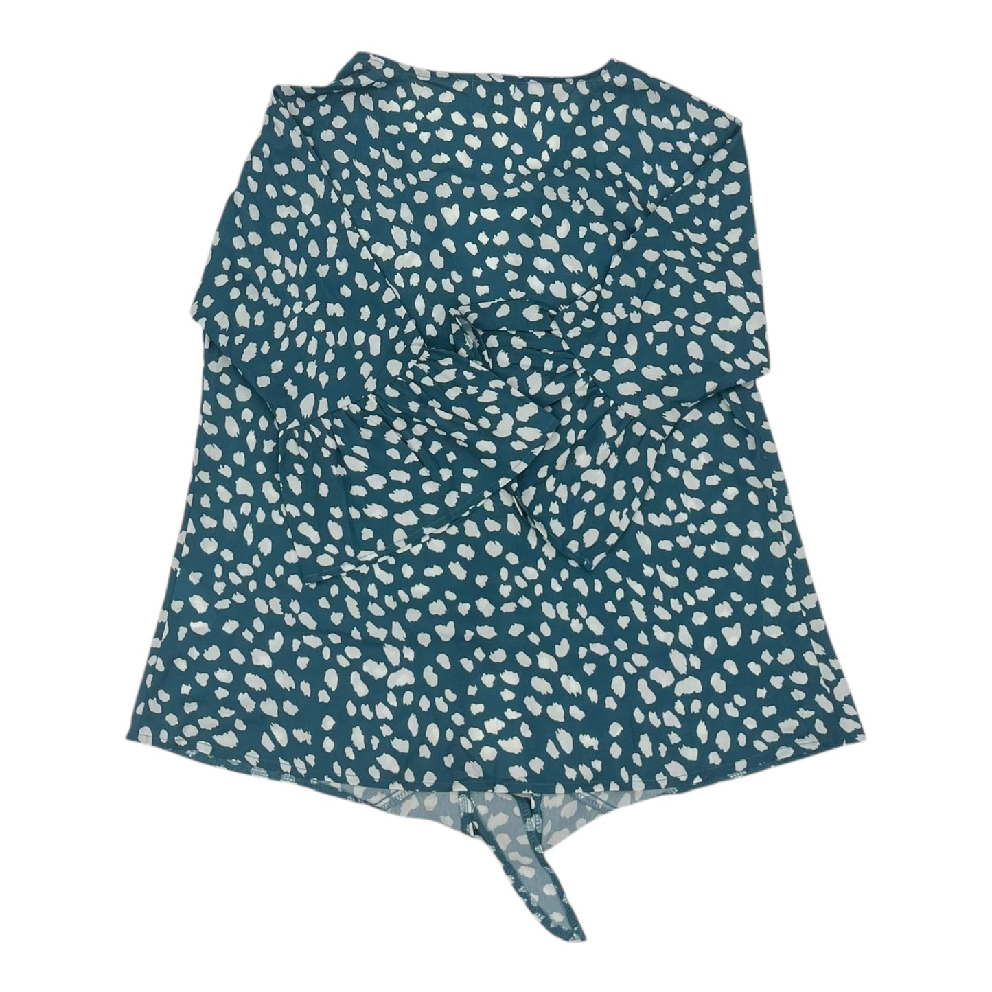 Blouse Ss By Clothes Mentor In Teal, Size:S