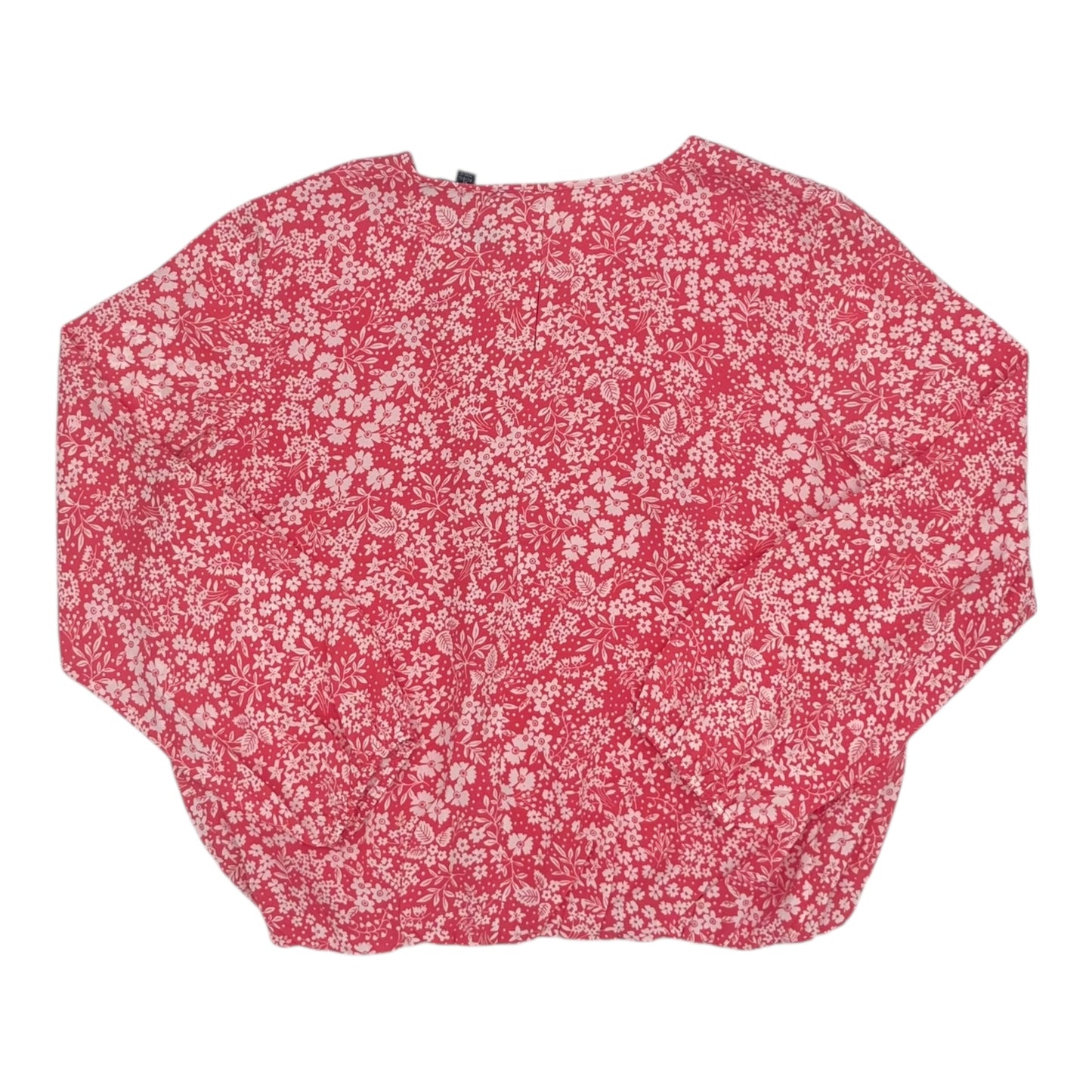 Blouse Ls By Tommy Hilfiger In Pink, Size:Xl