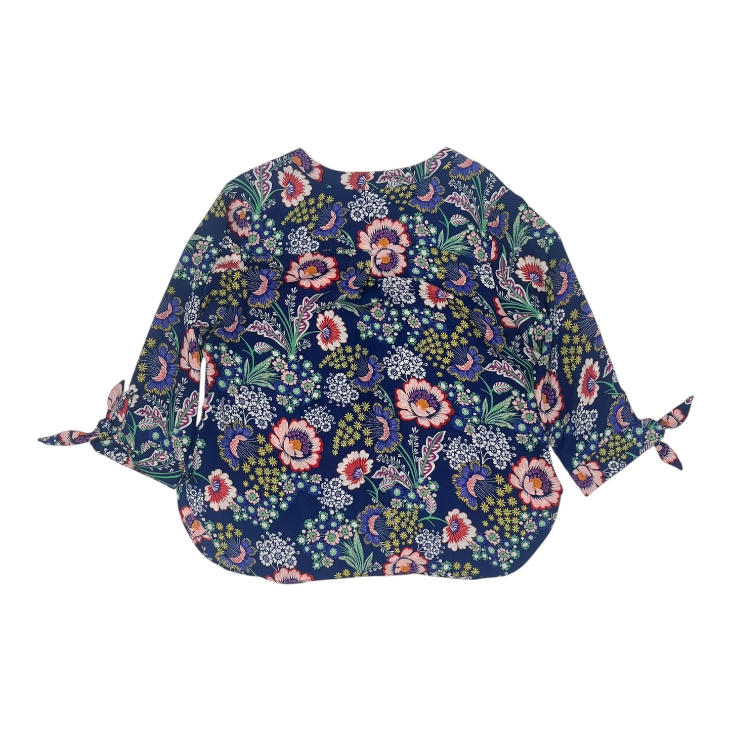 Blouse Ls By Zac And Rachel In Floral Print, Size:L