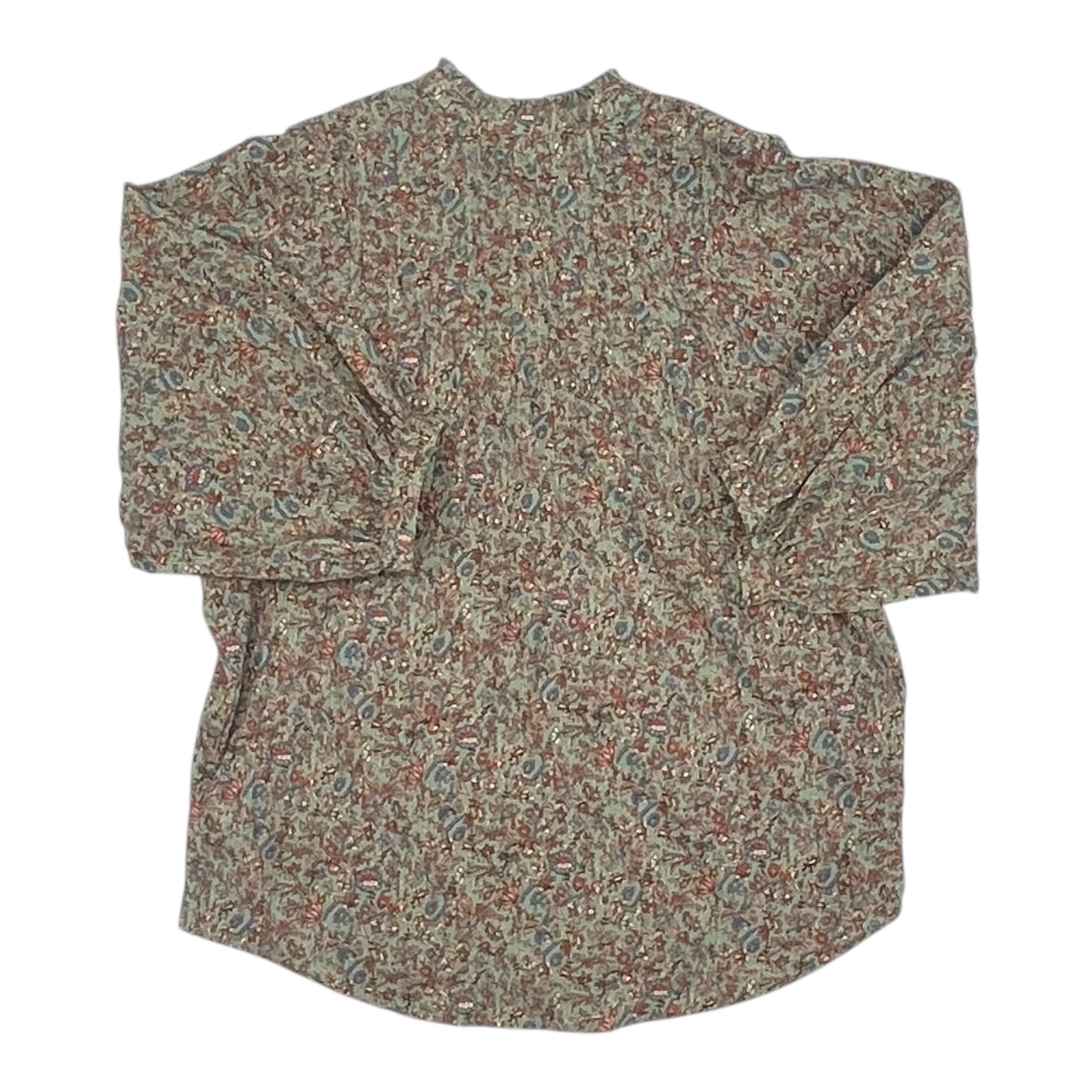 Blouse 3/4 Sleeve By Fatface In Floral Print, Size:Xs