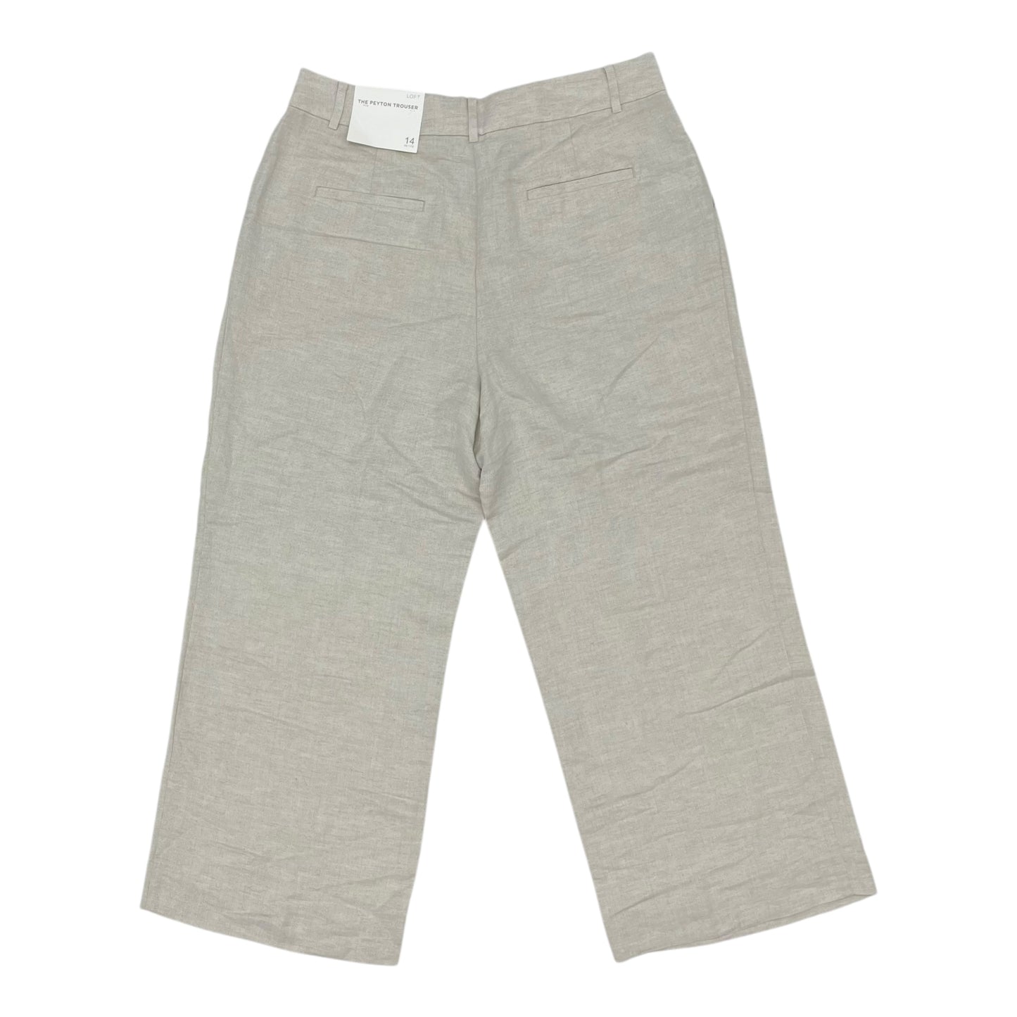 Pants Chinos & Khakis By Loft In Cream, Size:14P