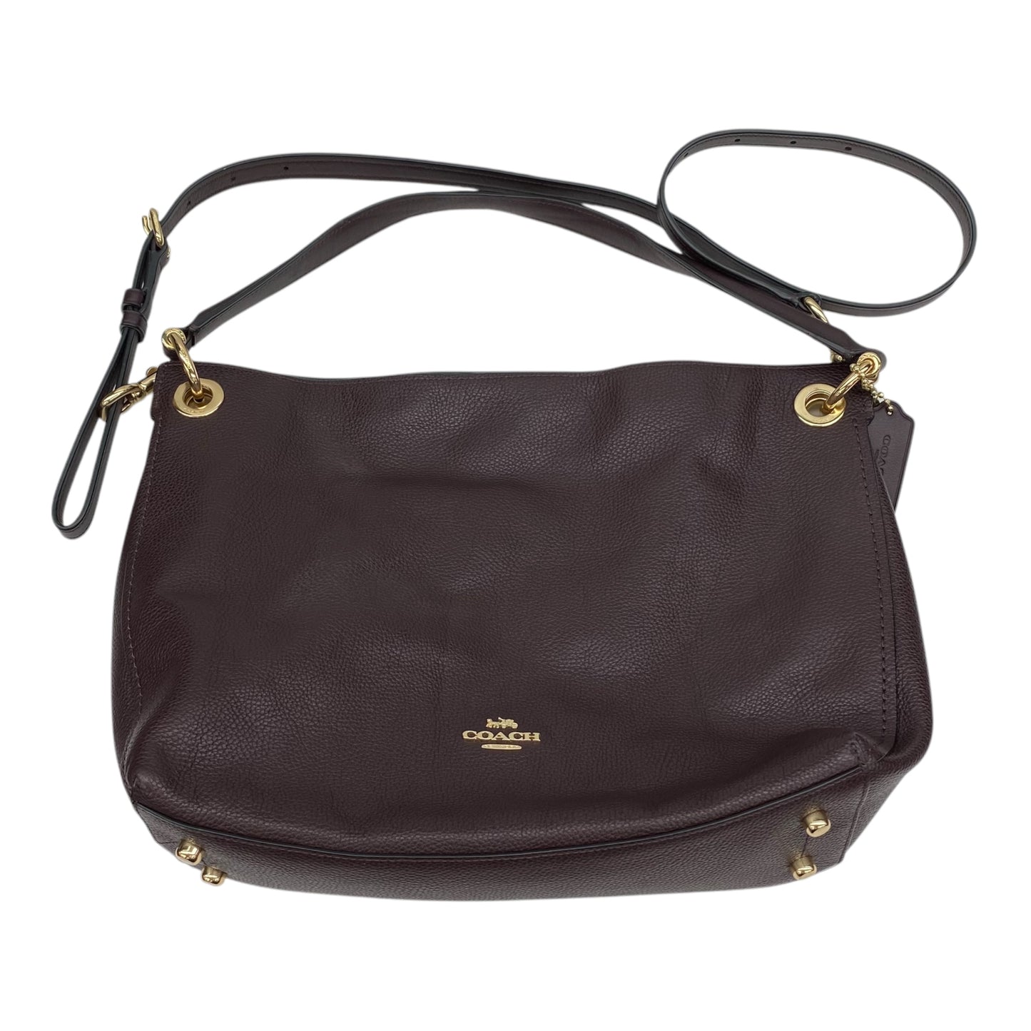Handbag Designer By Coach In Purple, Size:Medium