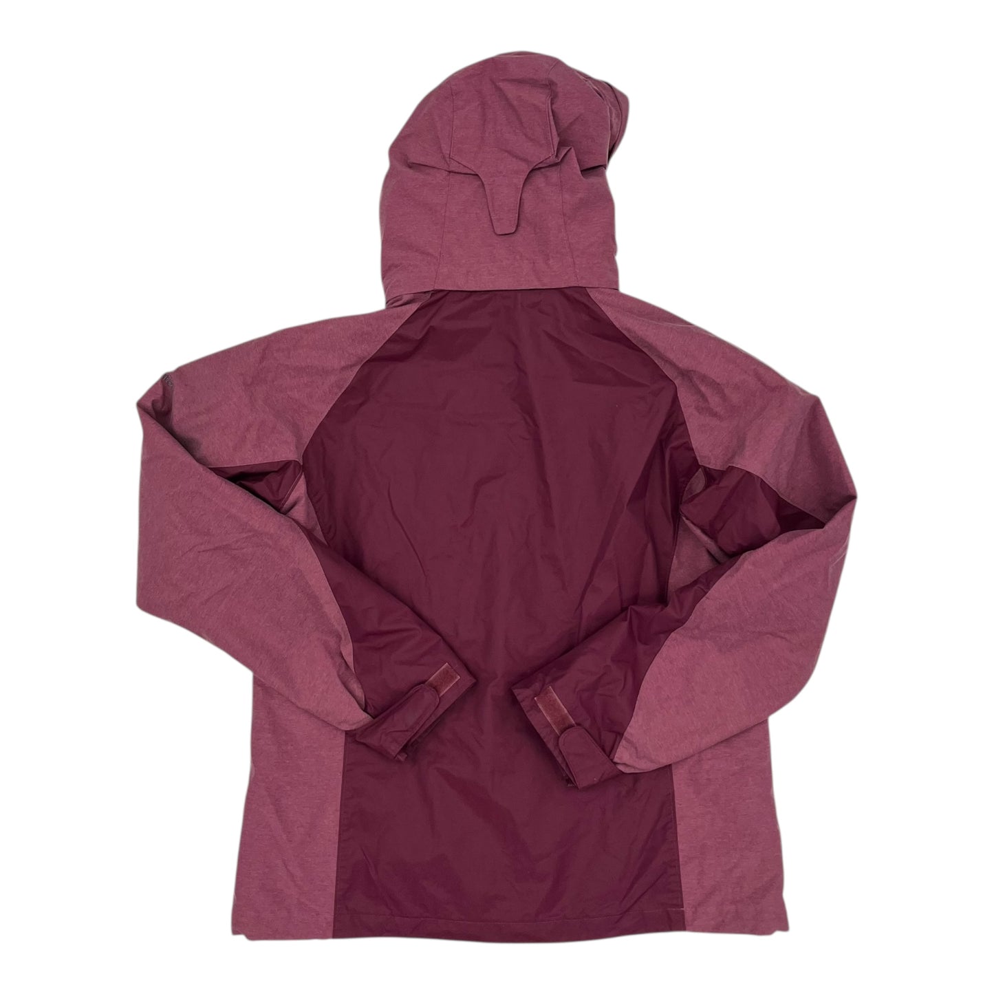 Jacket Windbreaker By Columbia In Maroon, Size:L