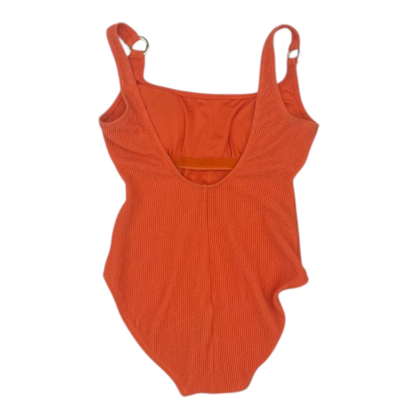 Swimsuit Designer By Michael Kors In Orange, Size:M