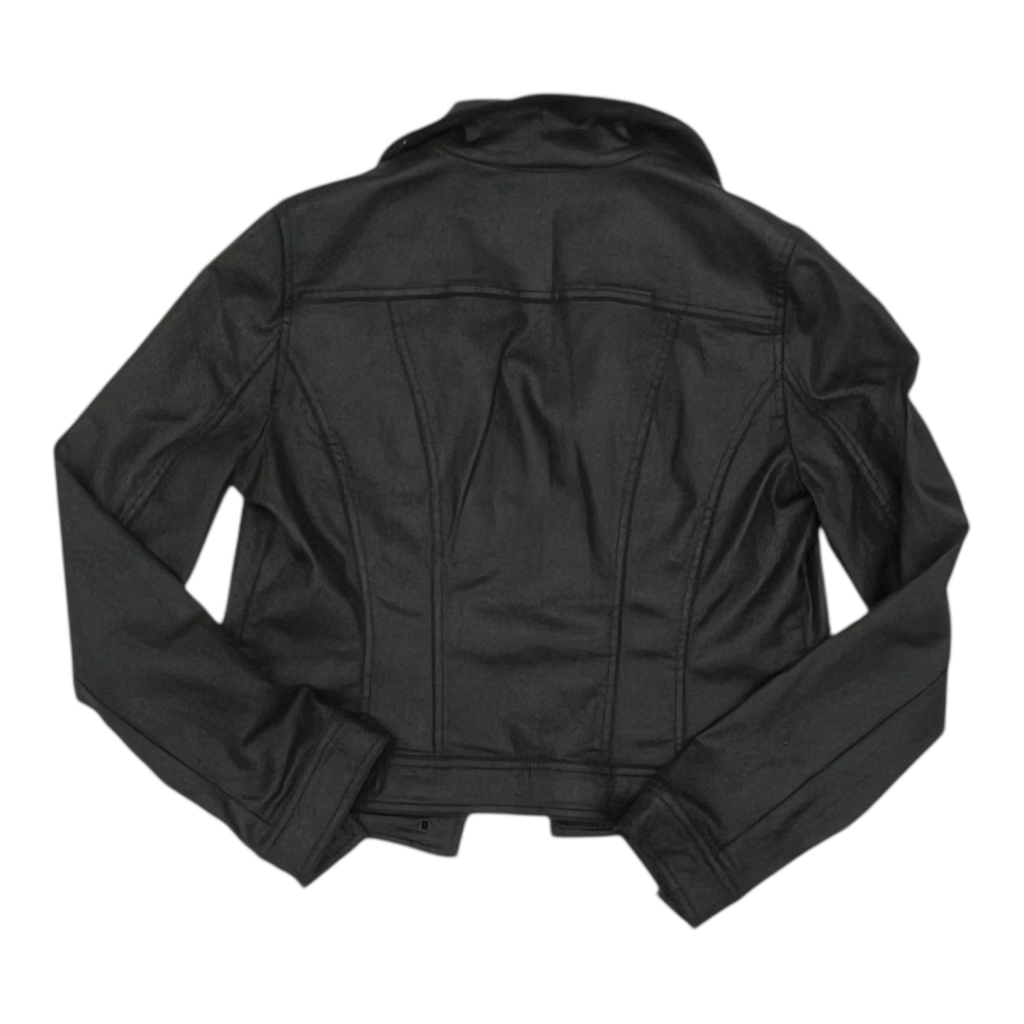 Jacket Denim By White House Black Market In Black Denim, Size:L