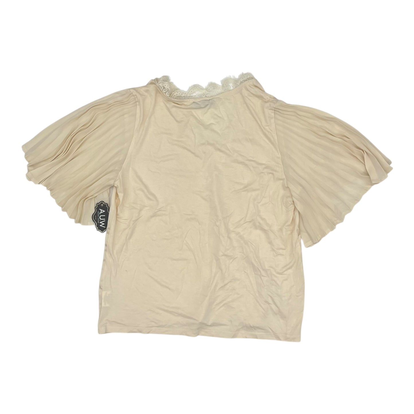 Blouse Ss By Auw In Cream, Size:M