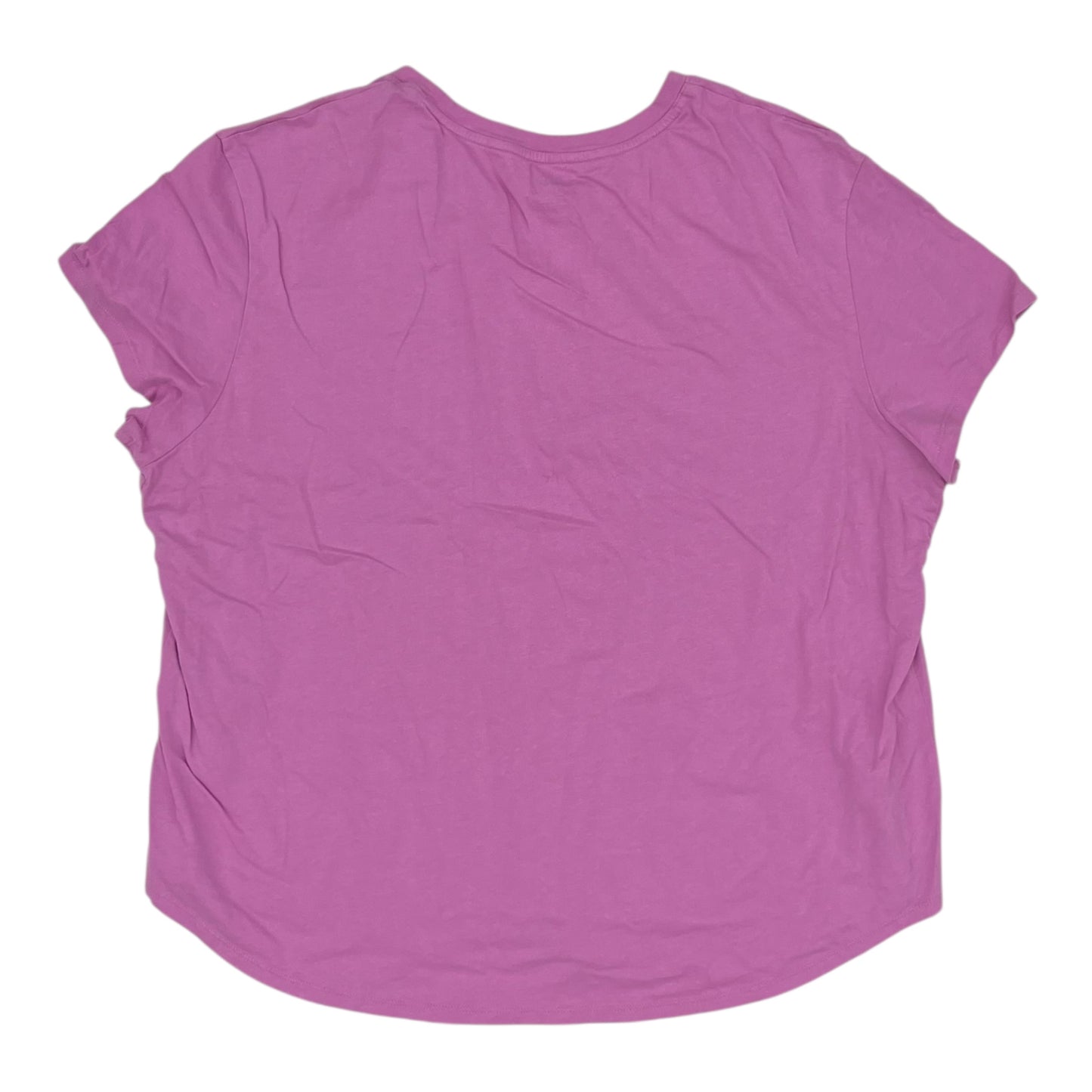 Athletic Top Ss By Reebok In Pink, Size:Xxl