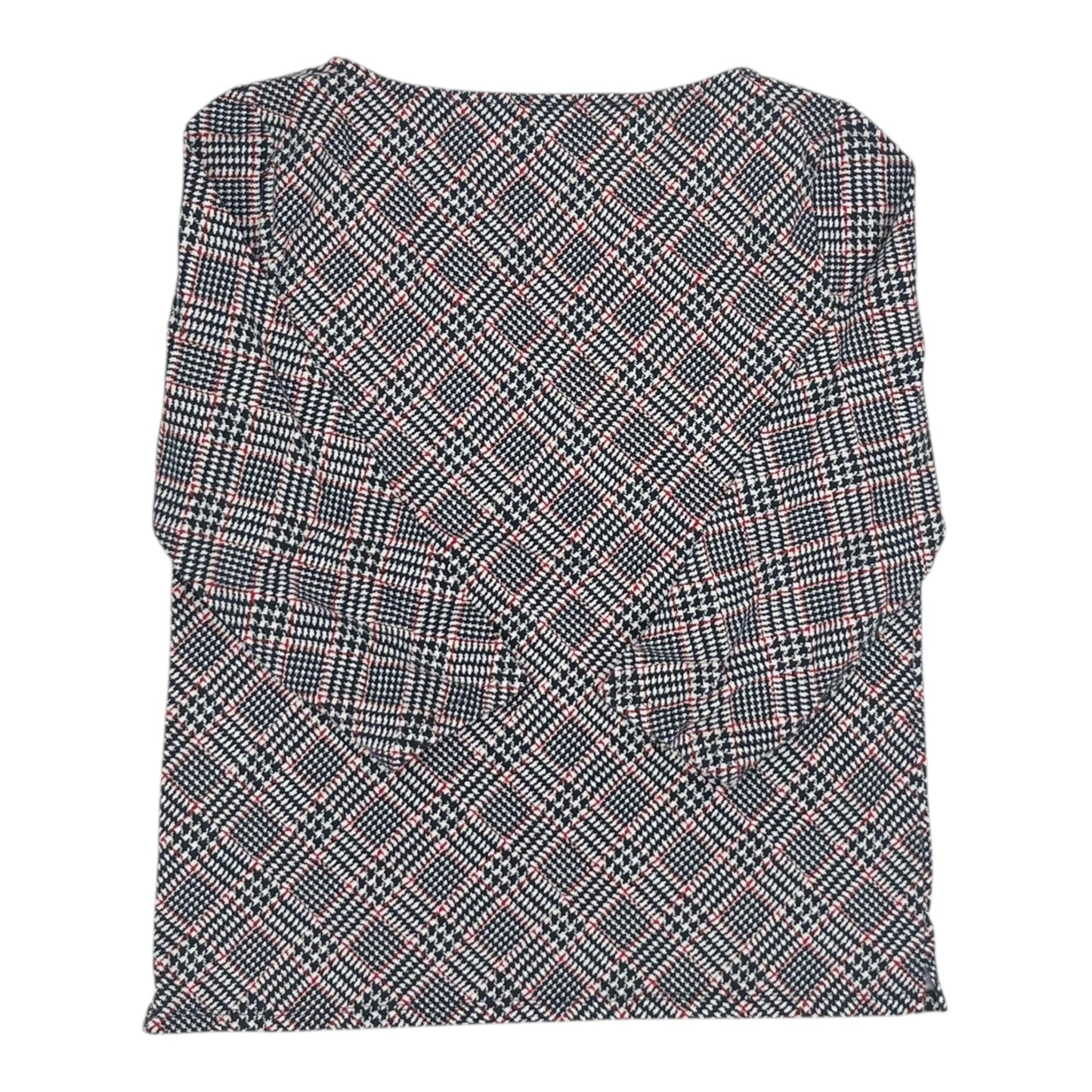 Top 3/4 Sleeve By Talbots In Black & Red, Size:L