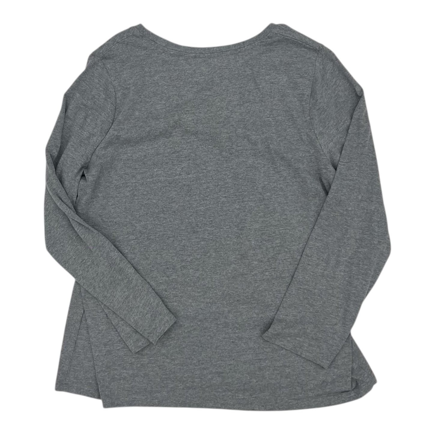 Top 3/4 Sleeve By Clothes Mentor In Grey, Size:1X