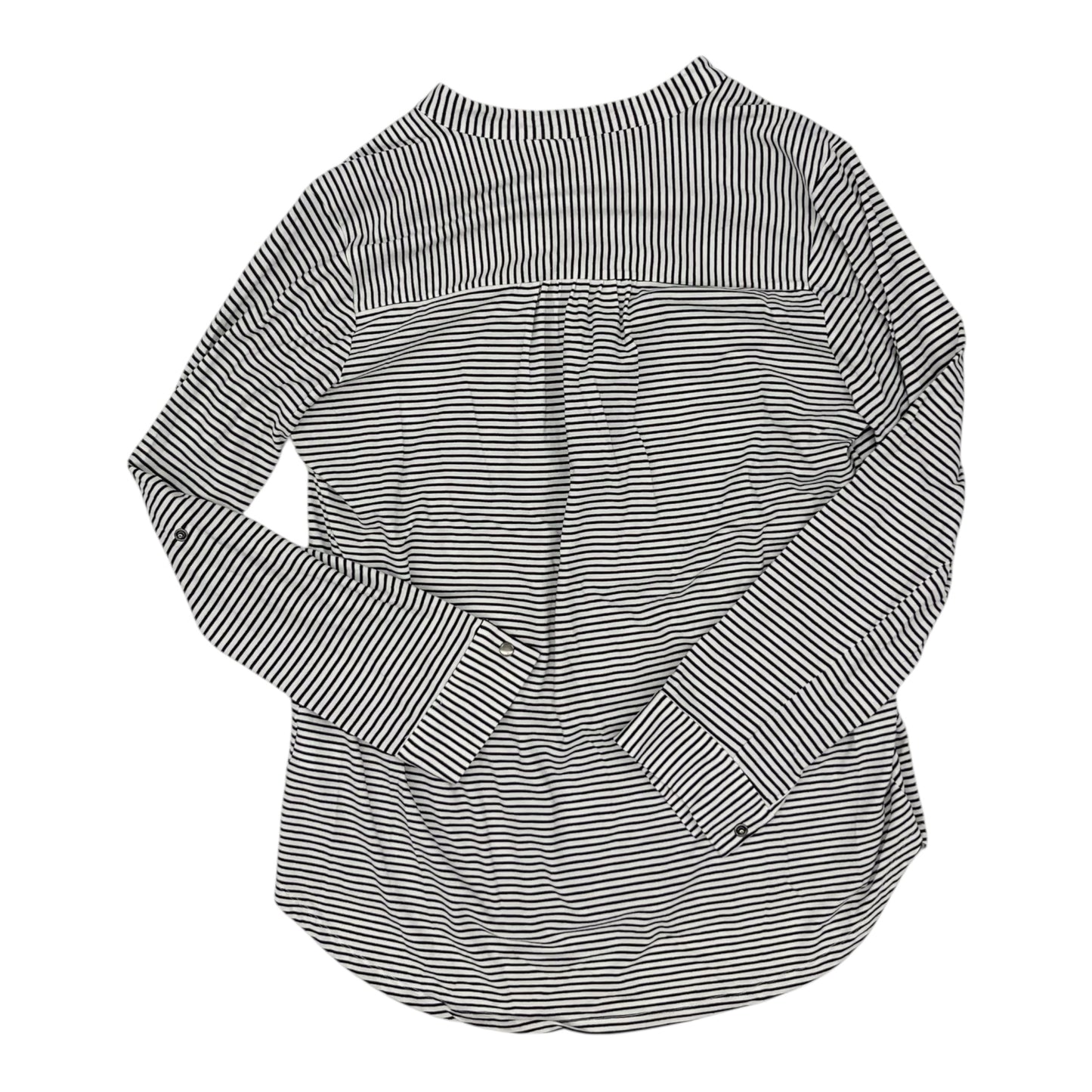 Nursing Top Ls By Clothes Mentor In Black & White, Size:Xl