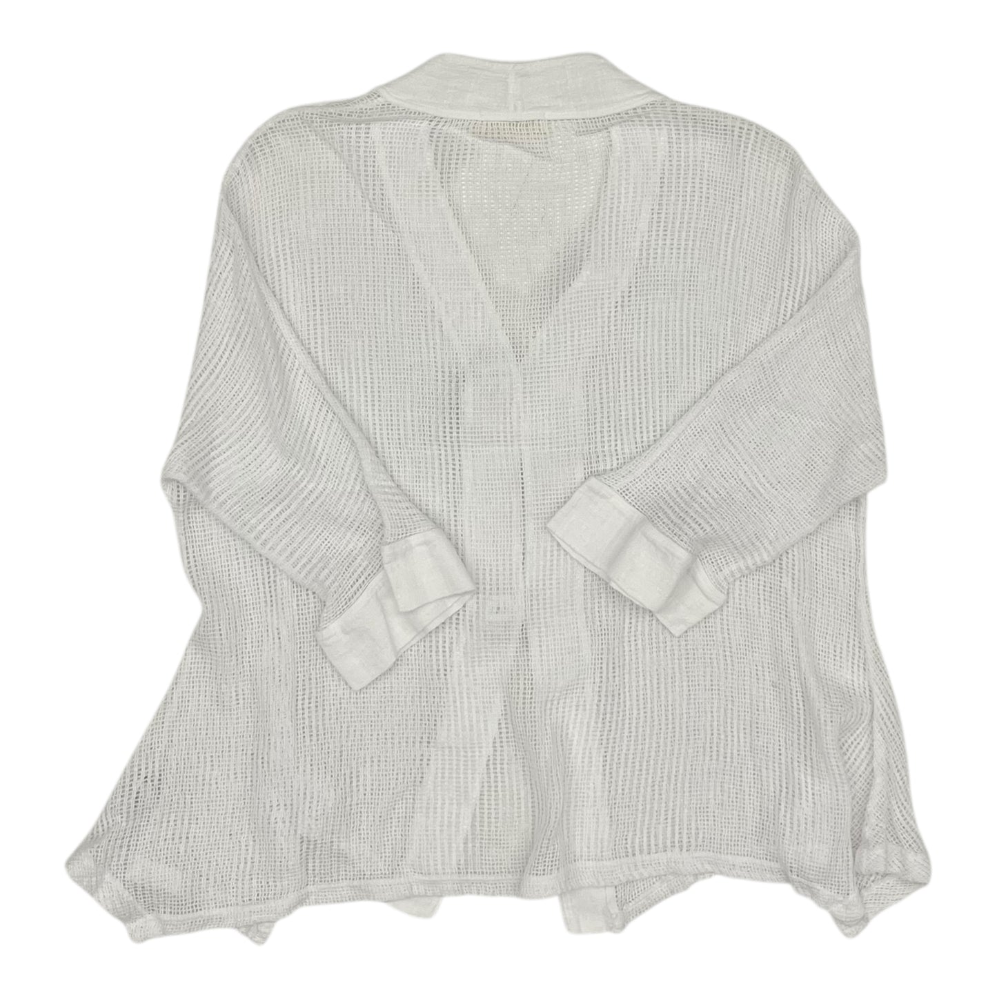 Cardigan By Jess And Jane In White, Size:M