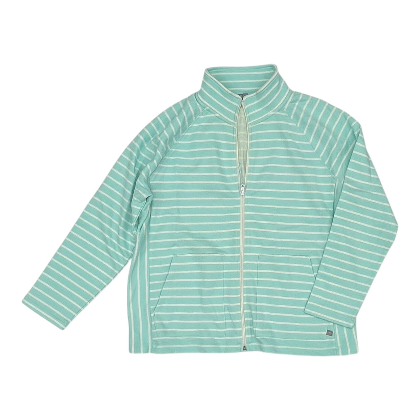 Jacket Shirt By Talbots In Blue, Size:Xl