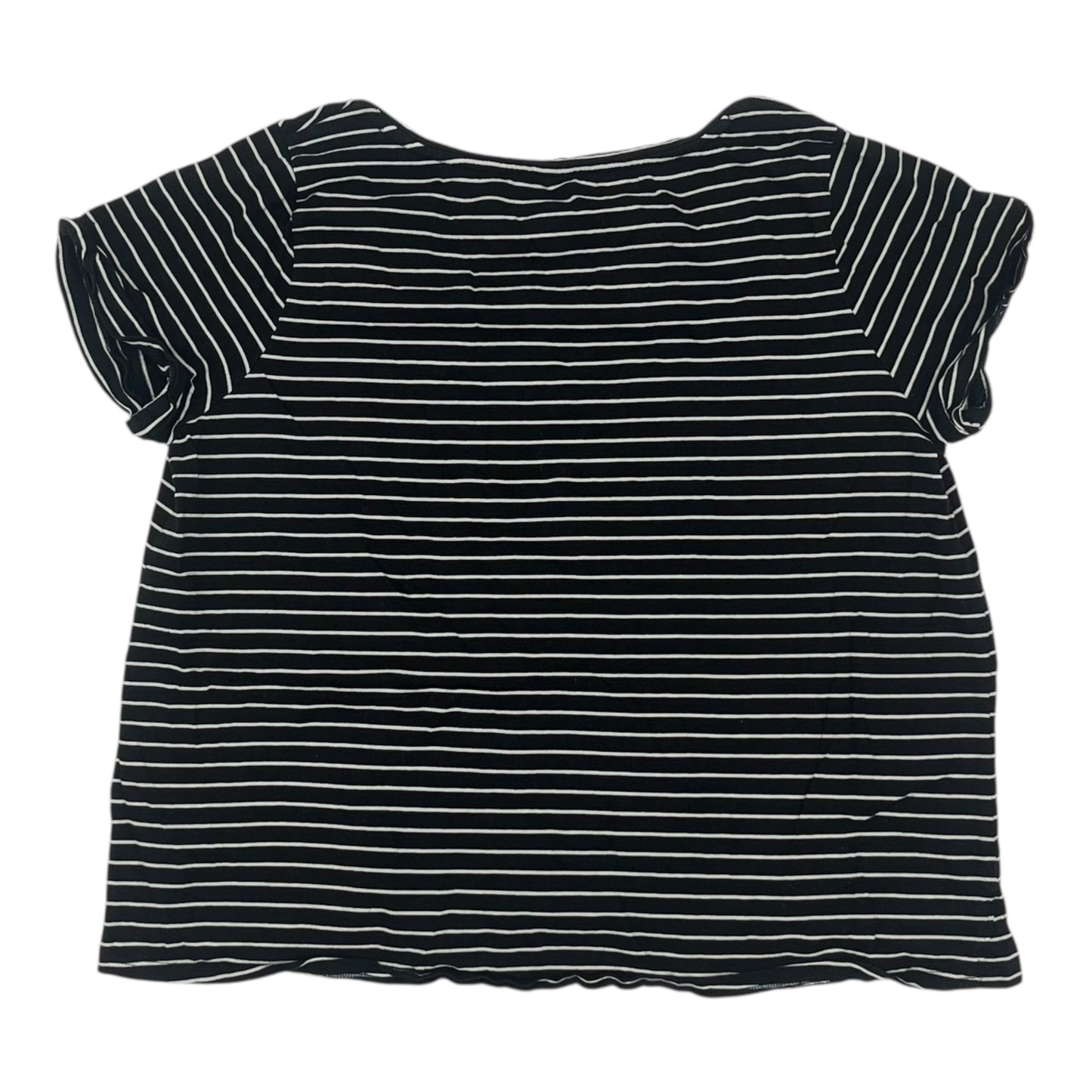 Top Ss By J. Jill In Black & White, Size:Lp