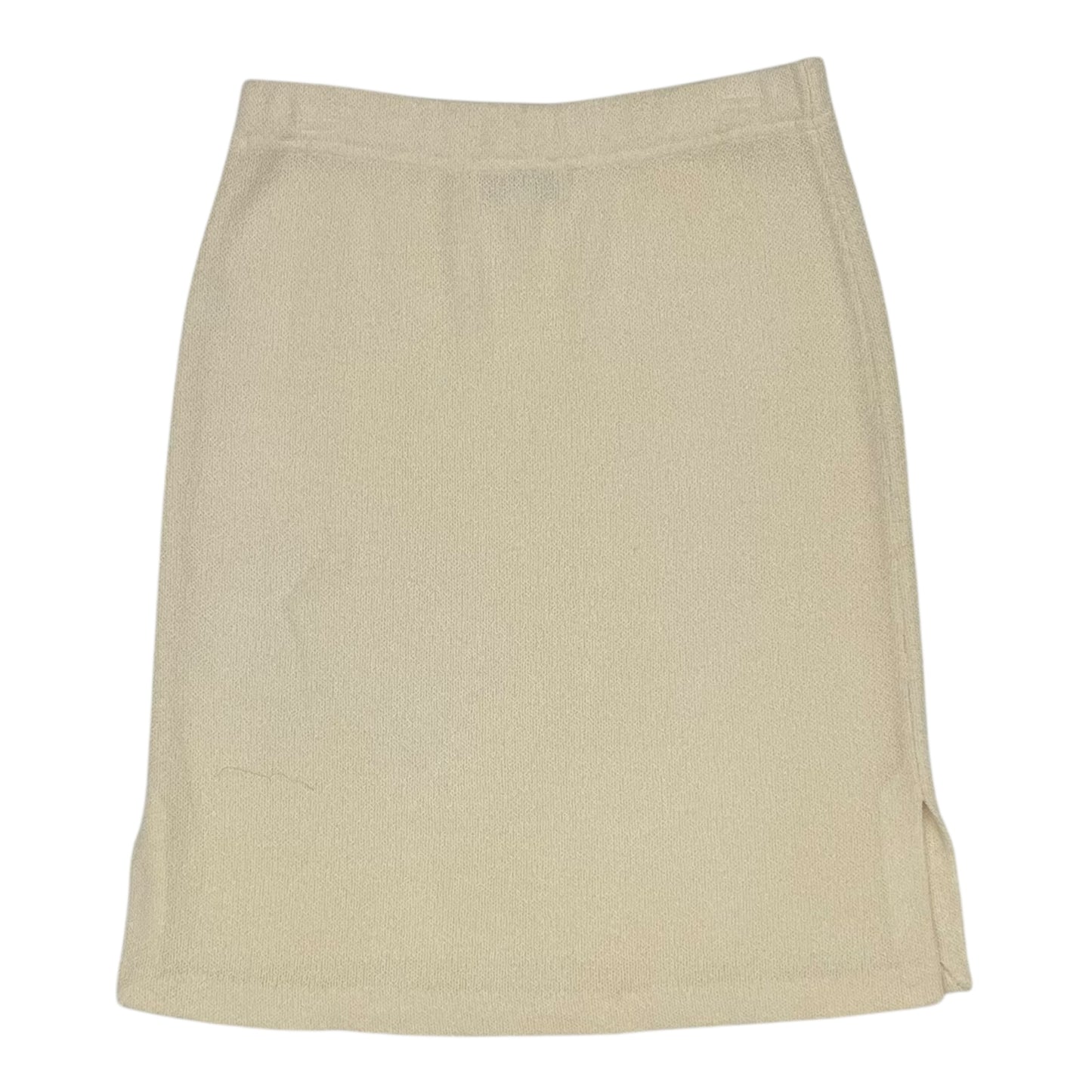 Skirt Designer By St John Collection In Cream, Size:8
