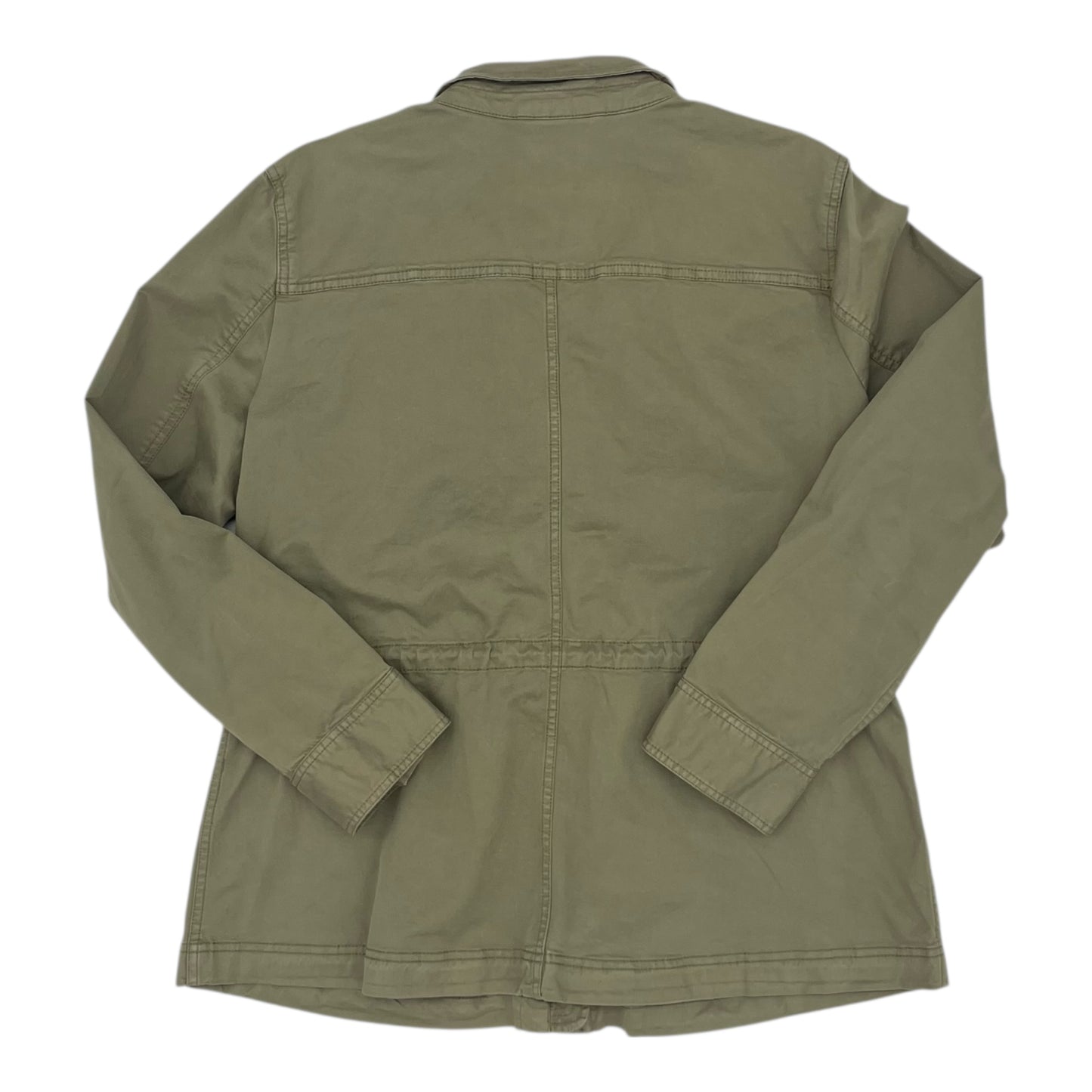 Jacket Utility By Style And Company In Green, Size:L