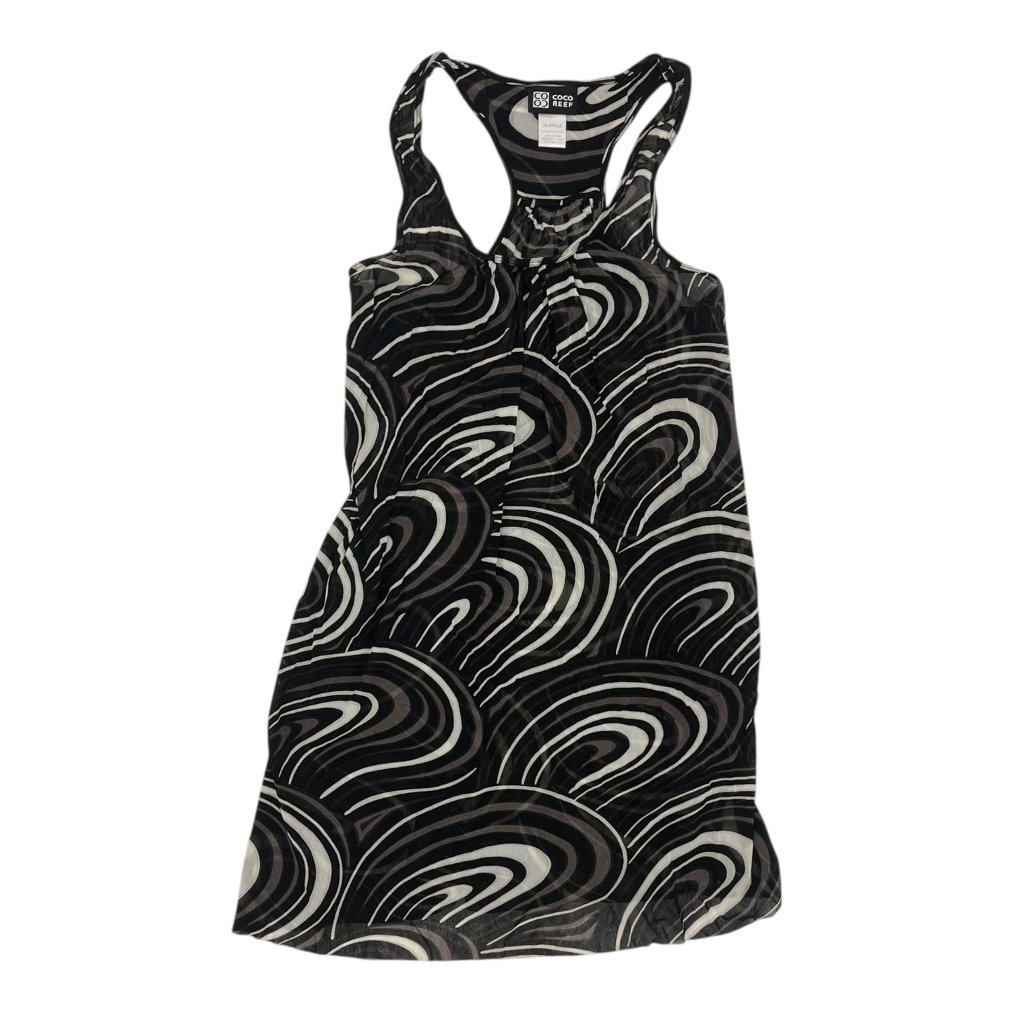 Swimsuit By Clothes Mentor In Black & Tan, Size:Xl
