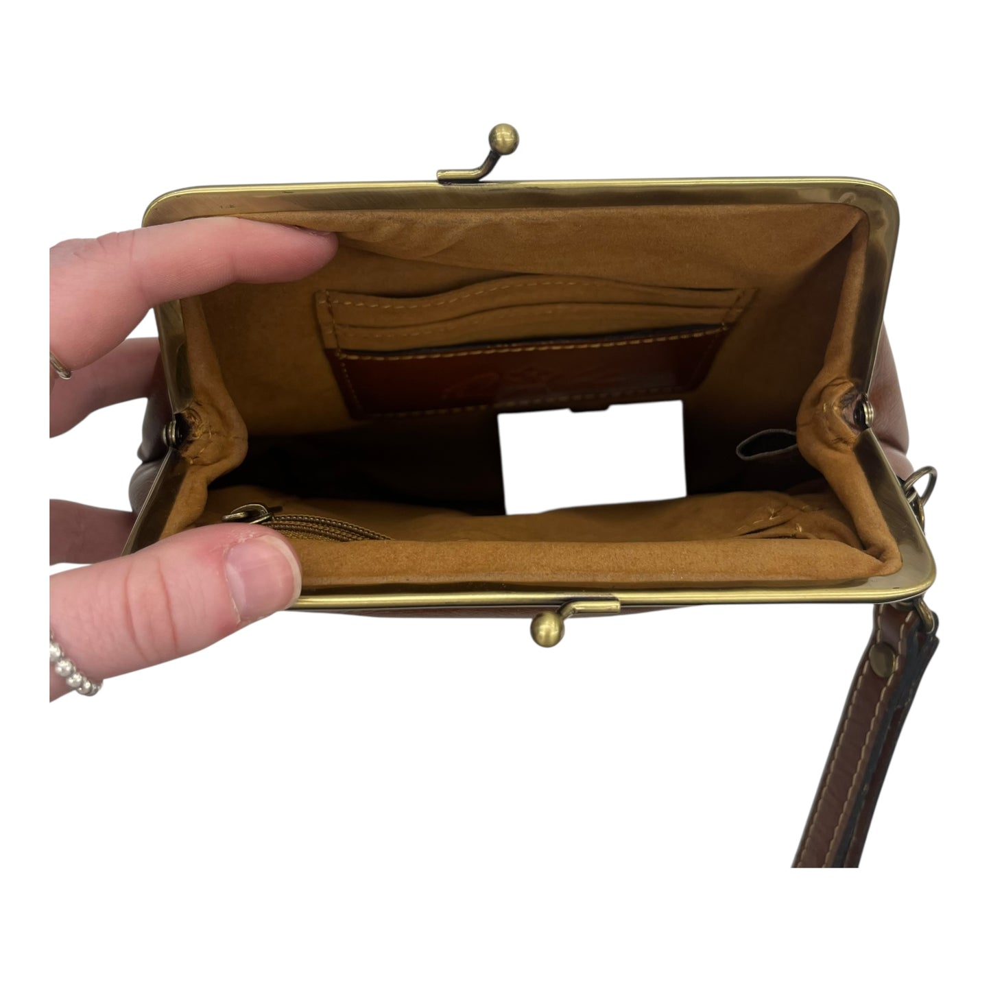 Wristlet Designer By Patricia Nash In Brown, Size:Medium