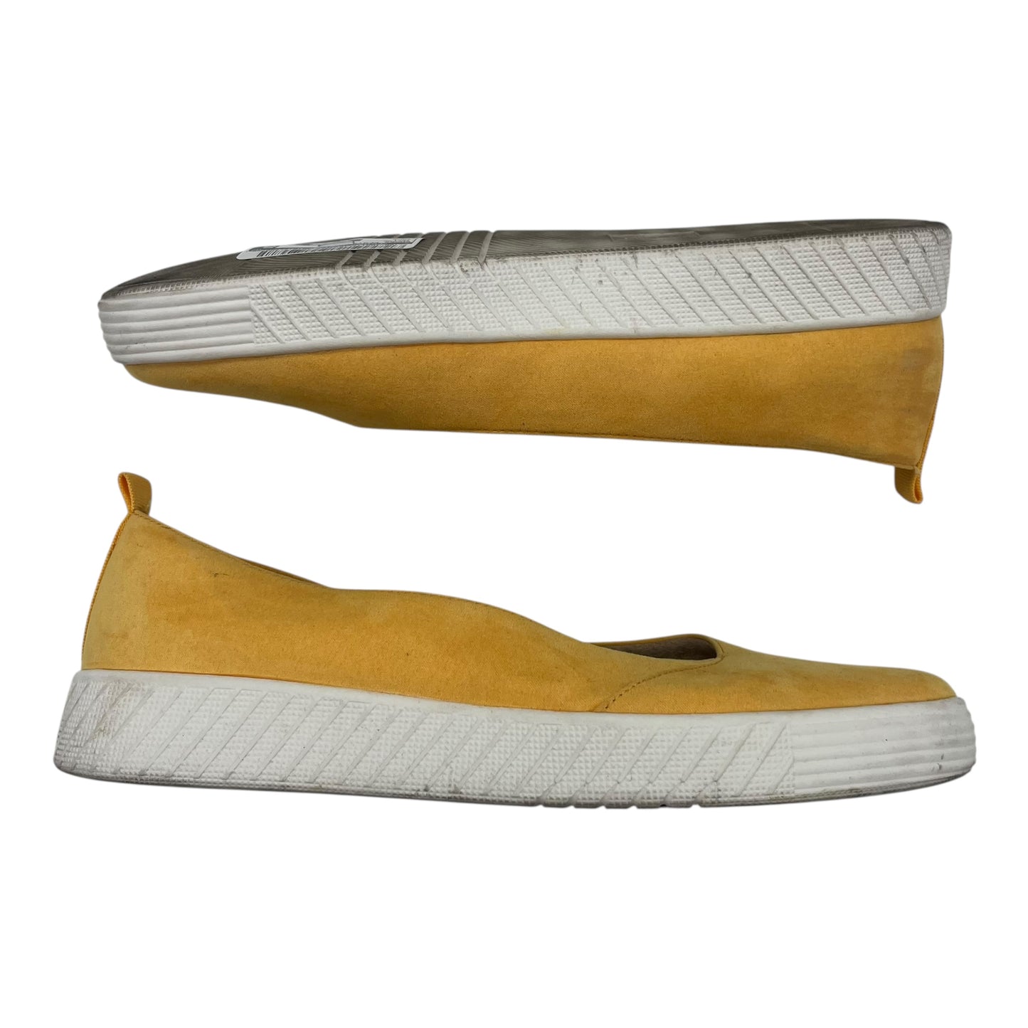 SHOES FLATS by CLOTHES MENTOR In YELLOW, Size: 9