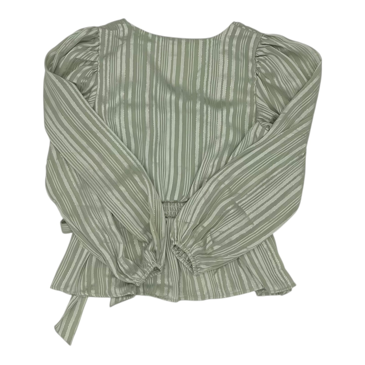 Blouse Ls By Mine In Green, Size:S