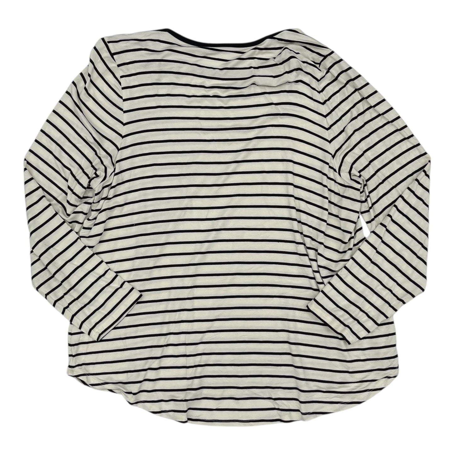 Top Ls By Lane Bryant In Black & Cream, Size:3X