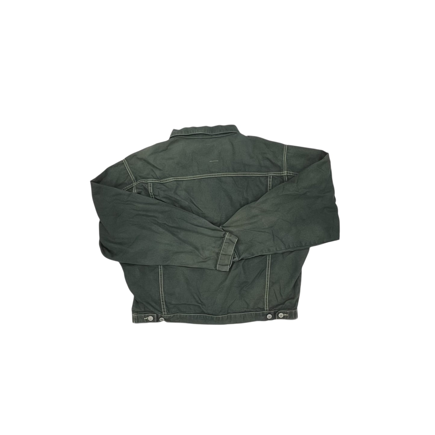 Jacket Utility By Clothes Mentor In Green, Size:Xxl