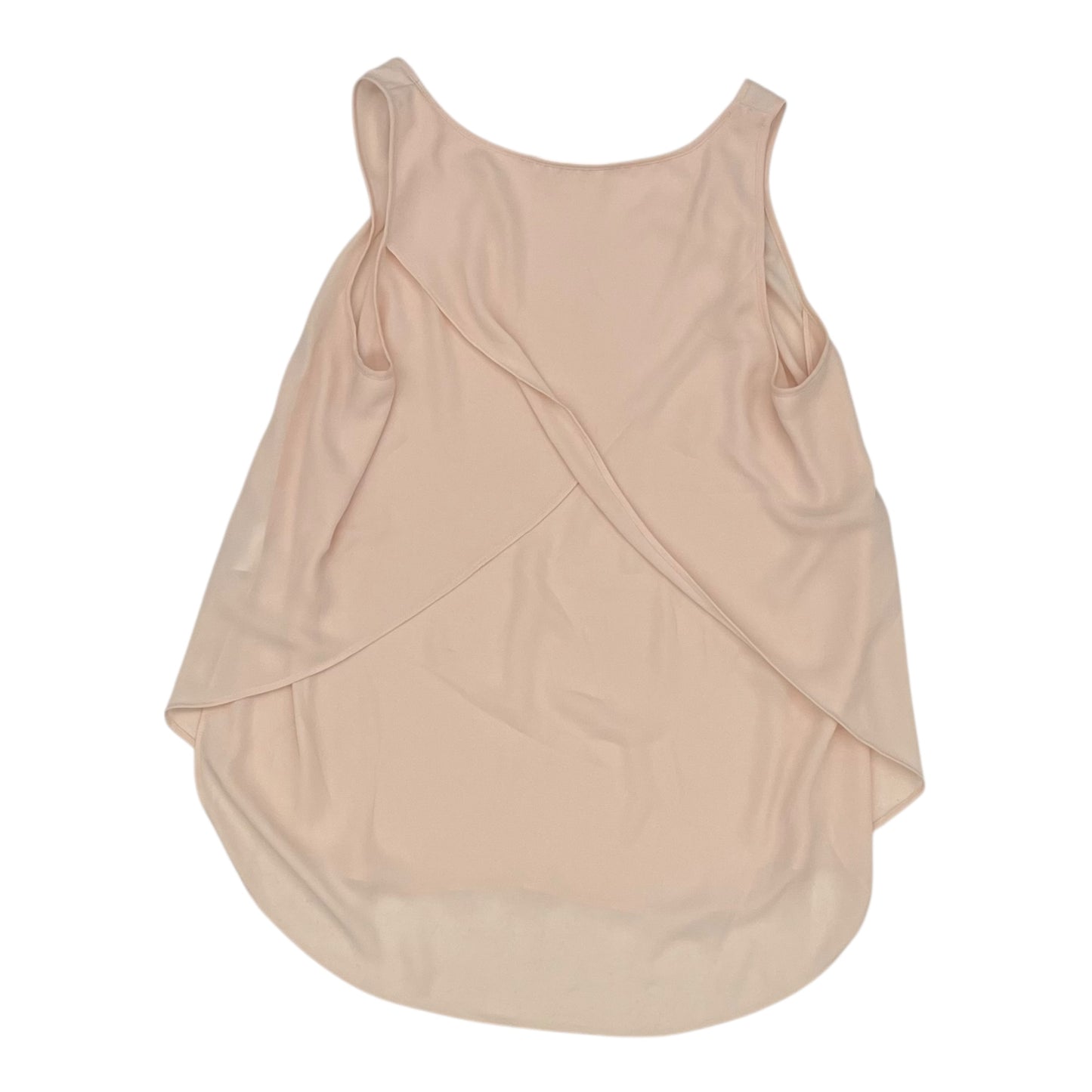 Blouse Sleeveless By Banana Republic In Orange, Size:M