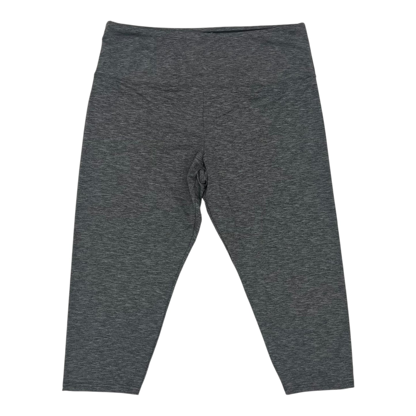 Athletic Leggings Capris By Style And Company Sport In Grey, Size:Xxxl