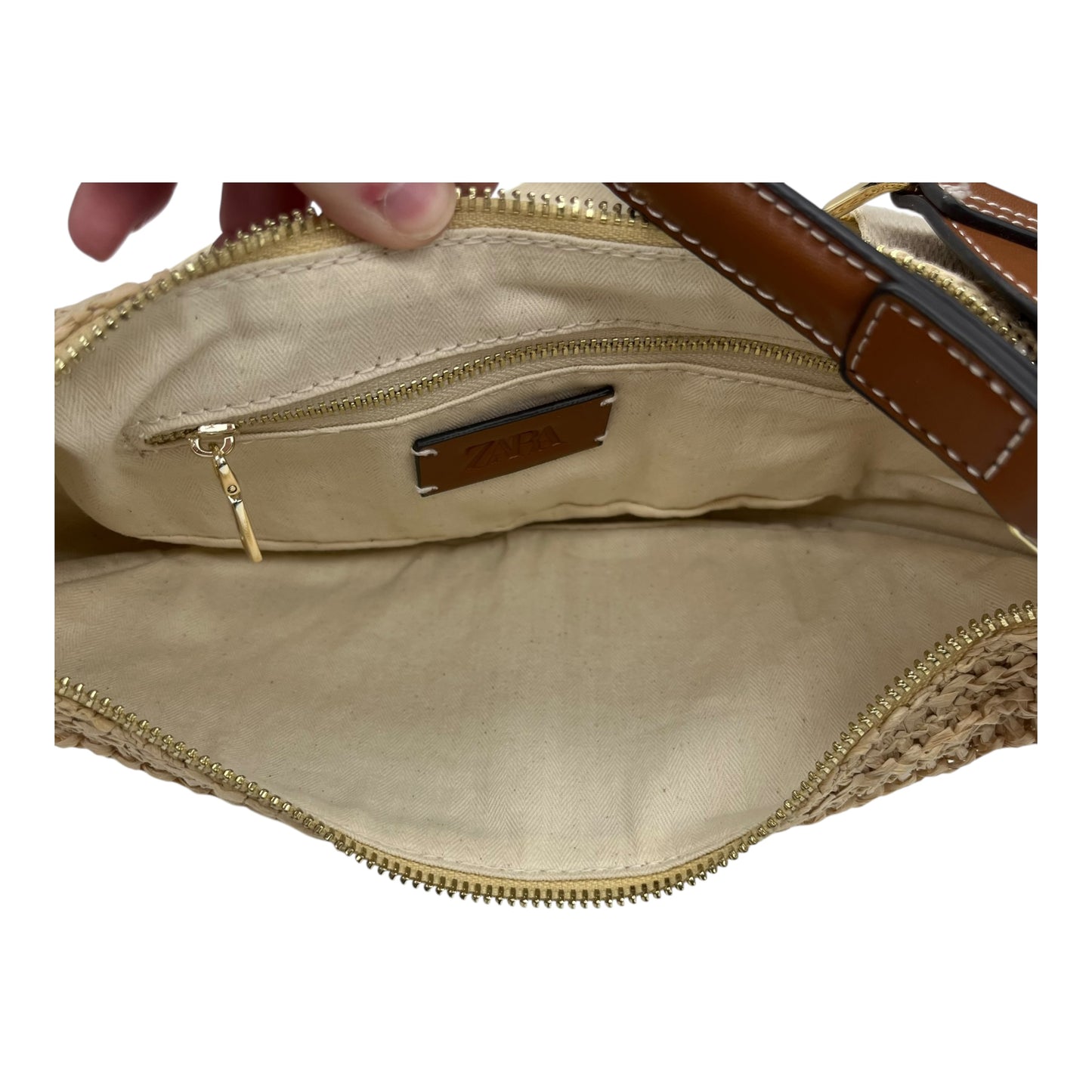 Crossbody By Zara In Tan, Size:Medium