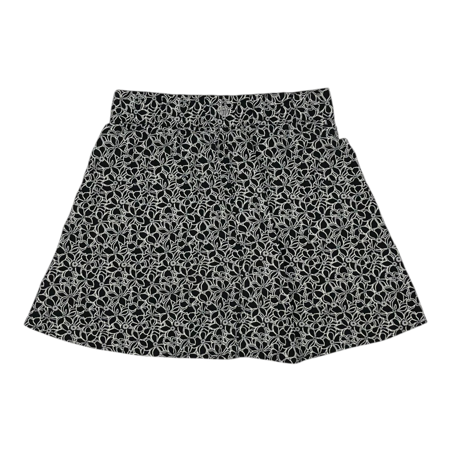 Athletic Skort By Talbots In Black & White, Size:Xs