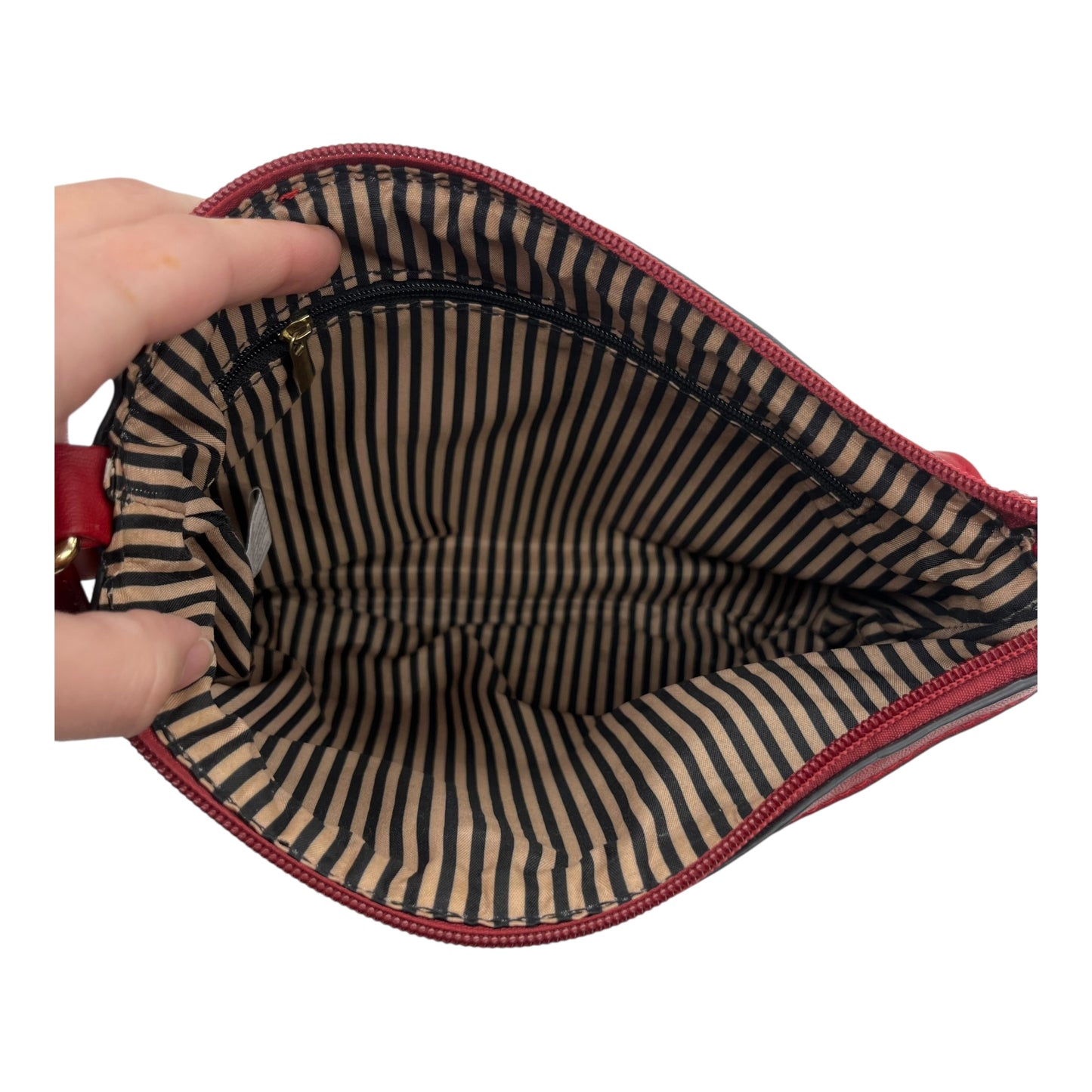 Crossbody By Cme In Red, Size:Medium