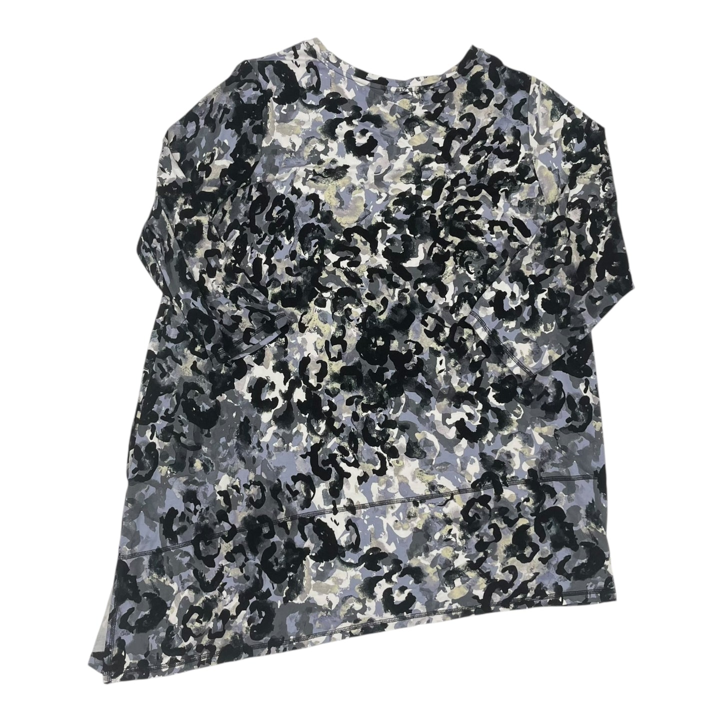 Top Ls By Logo In Animal Print, Size:1X