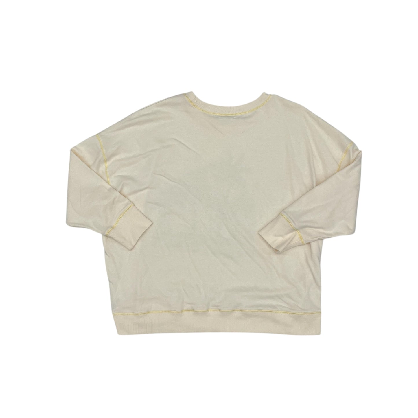 Sweatshirt Crewneck By Maurices In Yellow, Size:2X