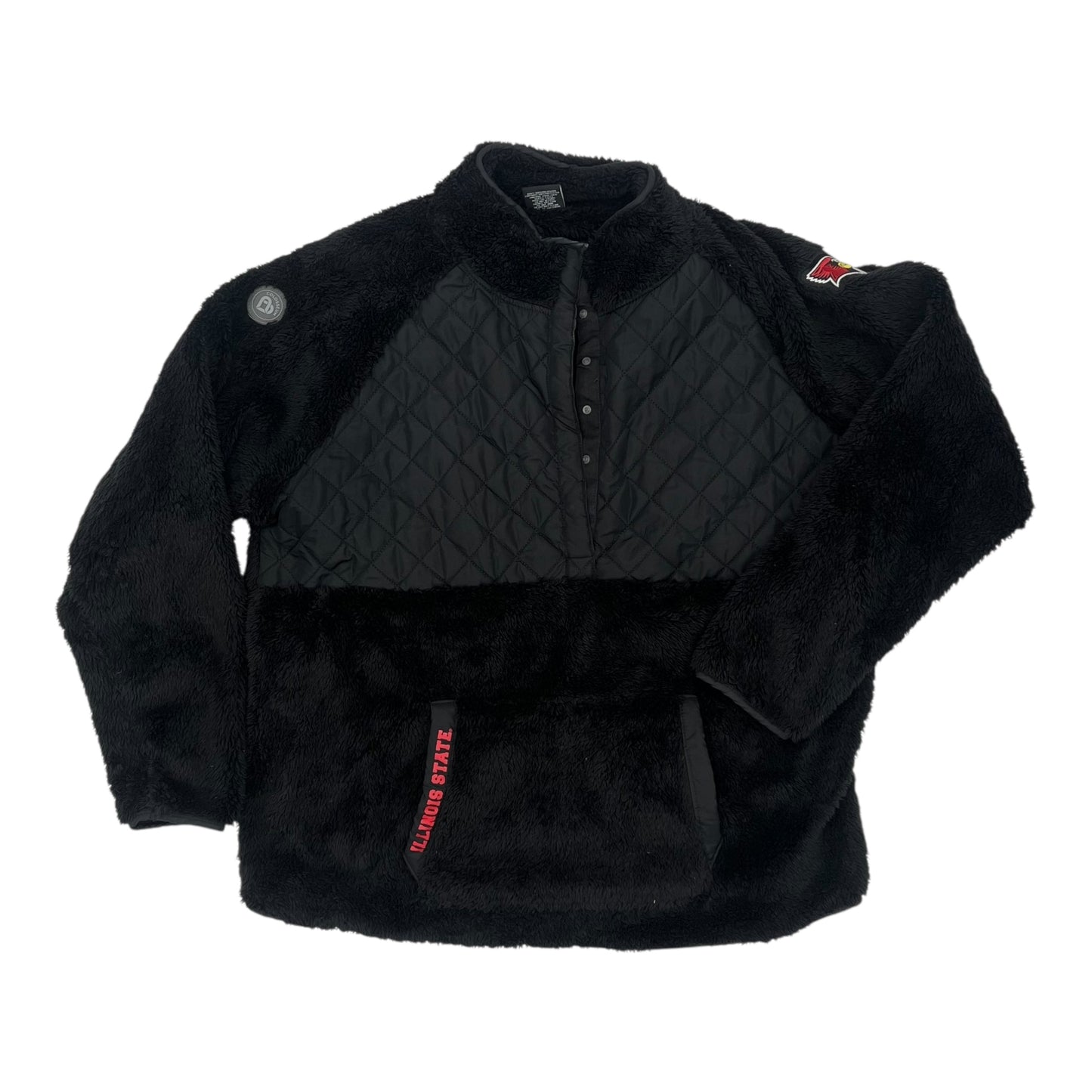 Athletic Sweatshirt Collar By Clothes Mentor In Black, Size:Xxl