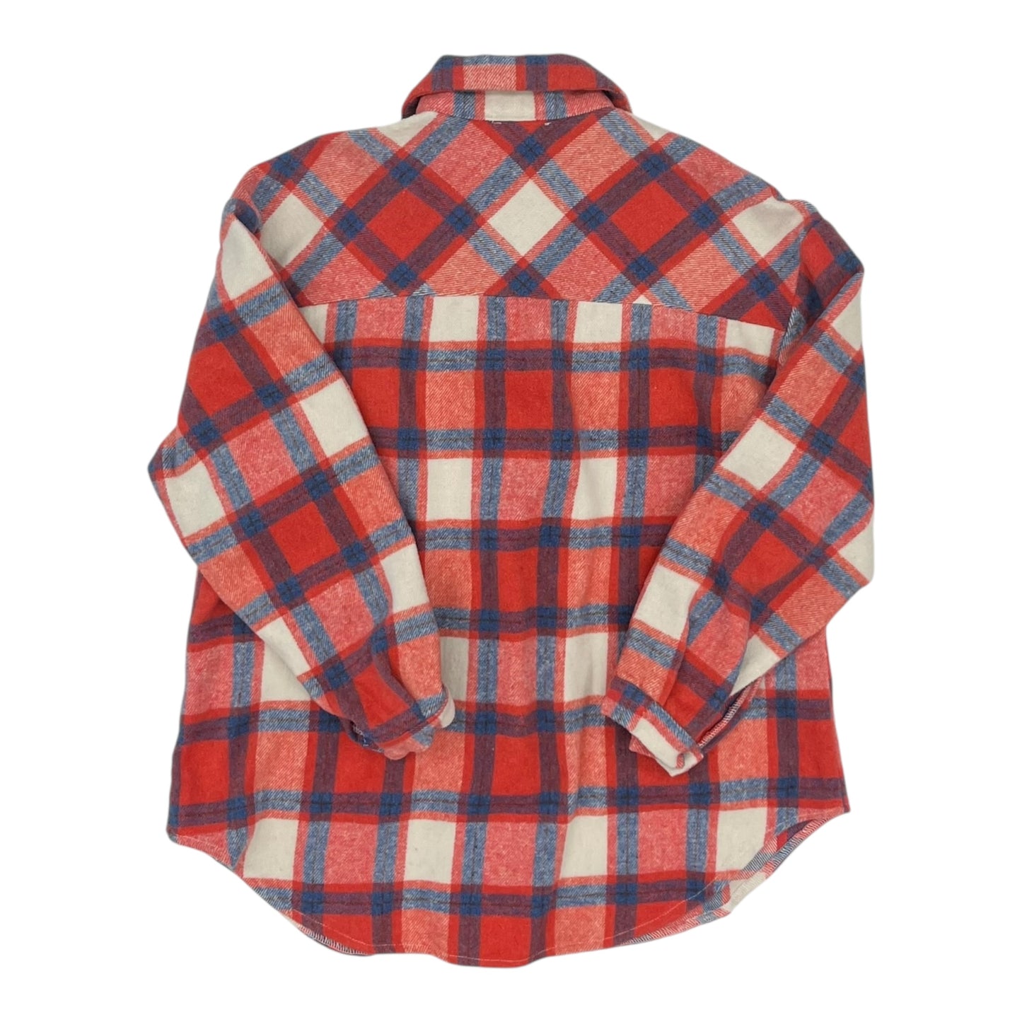 Jacket Shirt By Cme In Plaid Pattern, Size:S