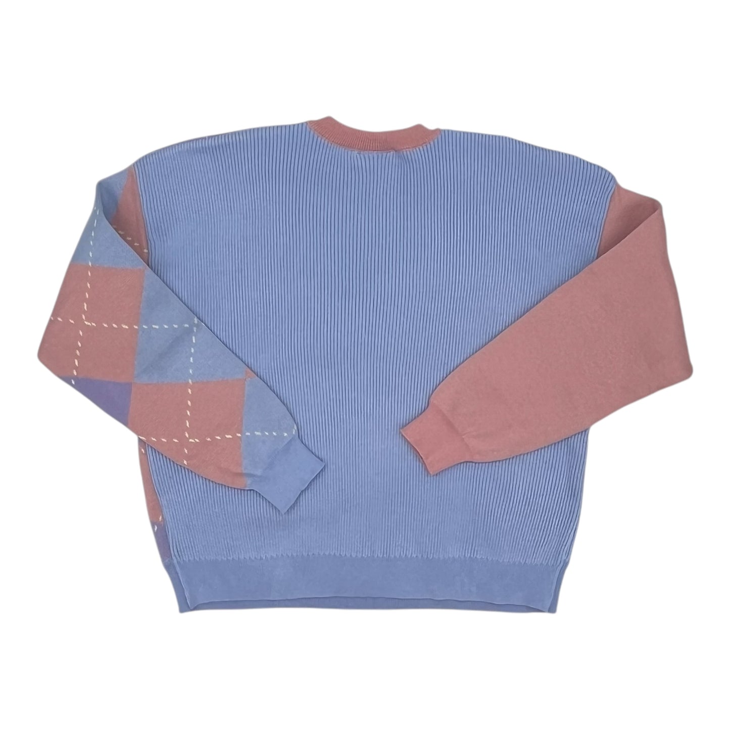 Sweater By Clothes Mentor In Blue & Pink, Size:Xxl