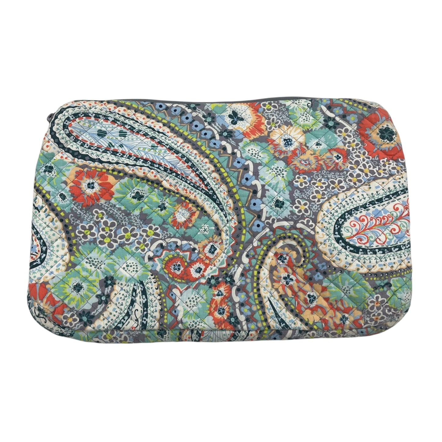 Laptop Bag By Vera Bradley In Grey, Size:Large