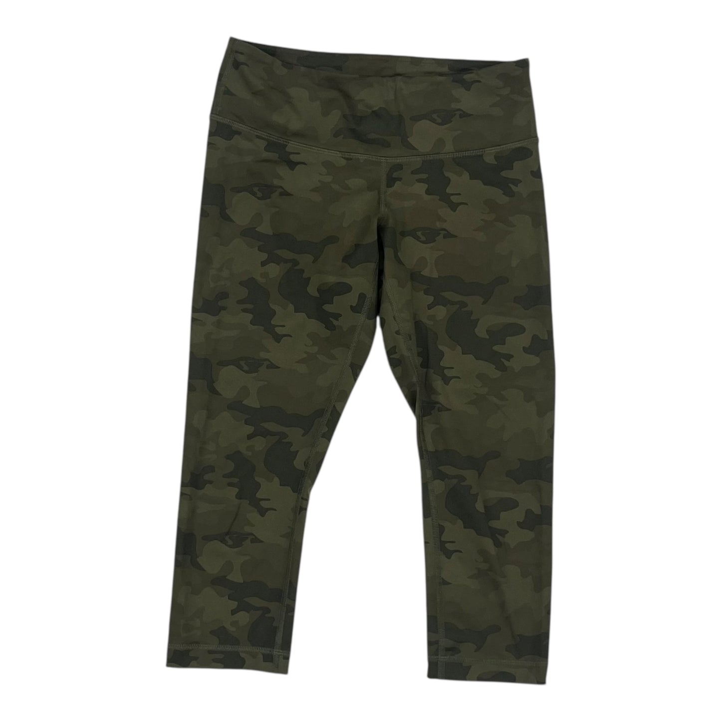Athletic Leggings Capris By Lululemon In Green, Size:S