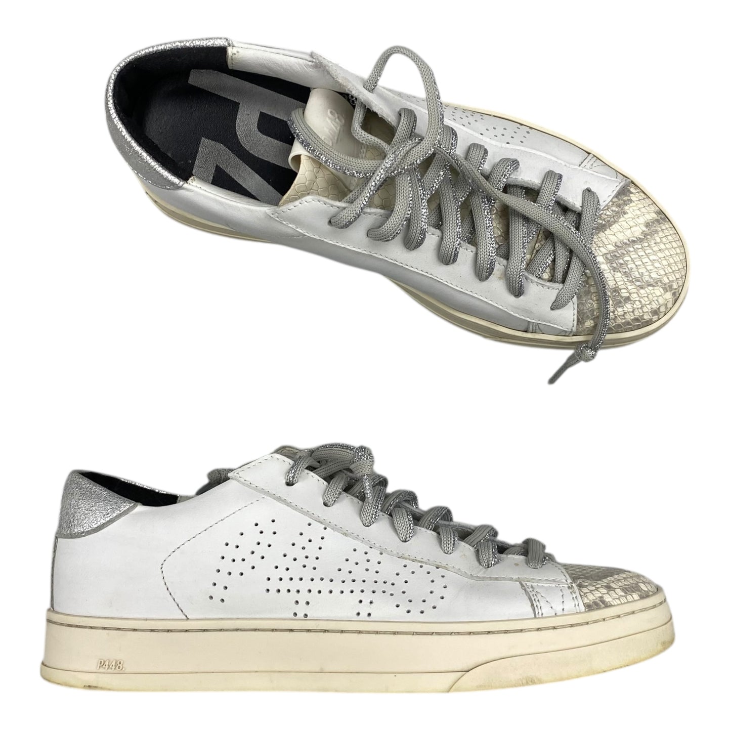 Shoes Sneakers By P448 In White, Size:7.5