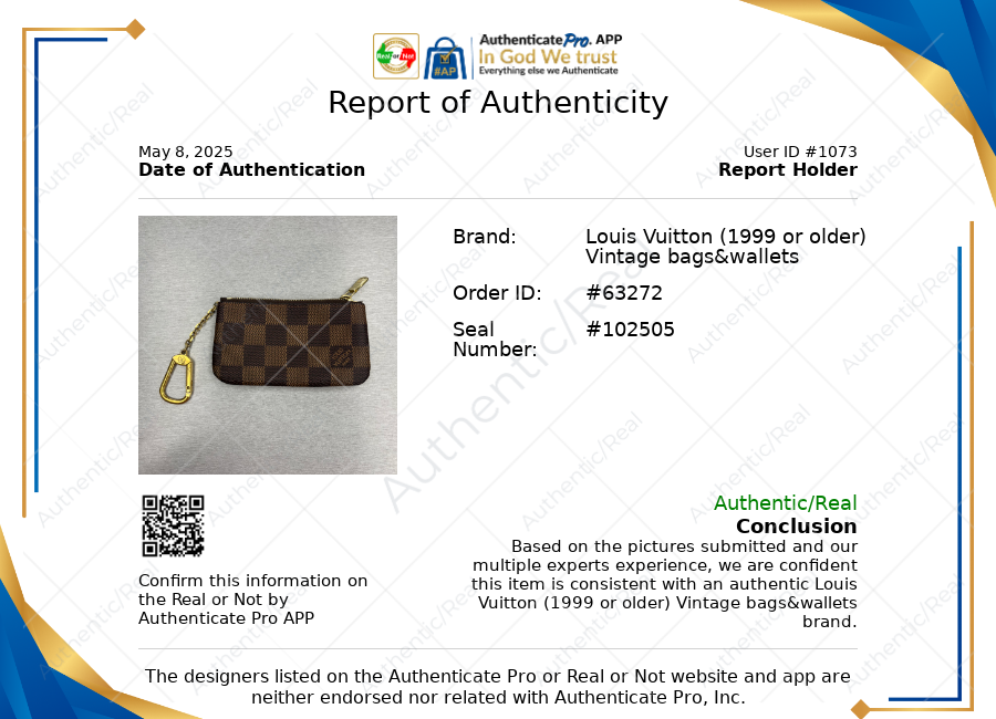 Coin Purse Luxury Designer By Louis Vuitton In Brown, Size:Small