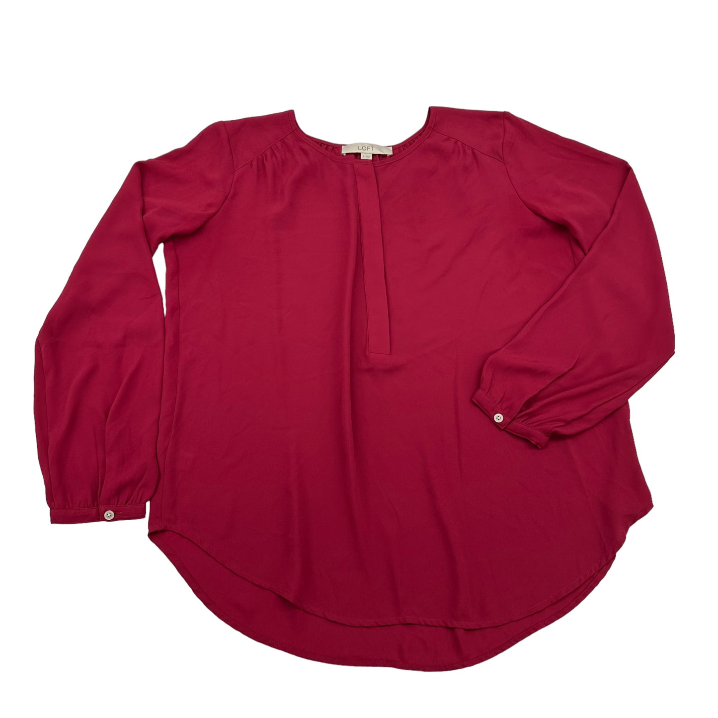 Blouse Long Sleeve By Loft Size: S